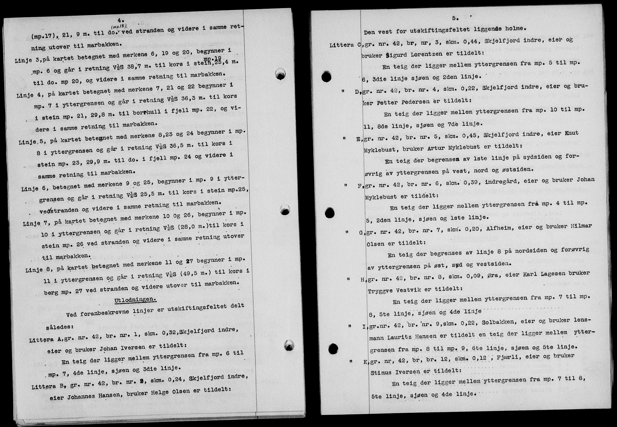 Lofoten sorenskriveri, SAT/A-0017/1/2/2C/L0006a: Mortgage book no. 6a, 1939-1939, Diary no: : 2420/1939