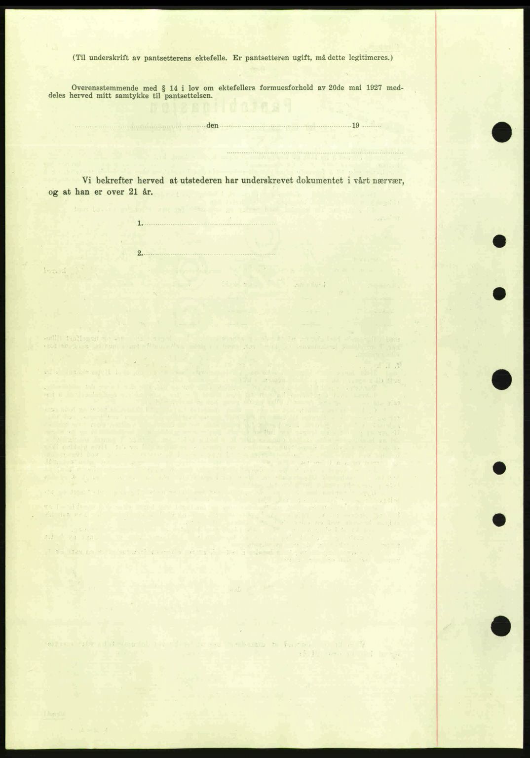 Idd og Marker sorenskriveri, AV/SAO-A-10283/G/Gb/Gbc/L0002: Mortgage book no. B4-9a, 1939-1945, Diary no: : 184/1942