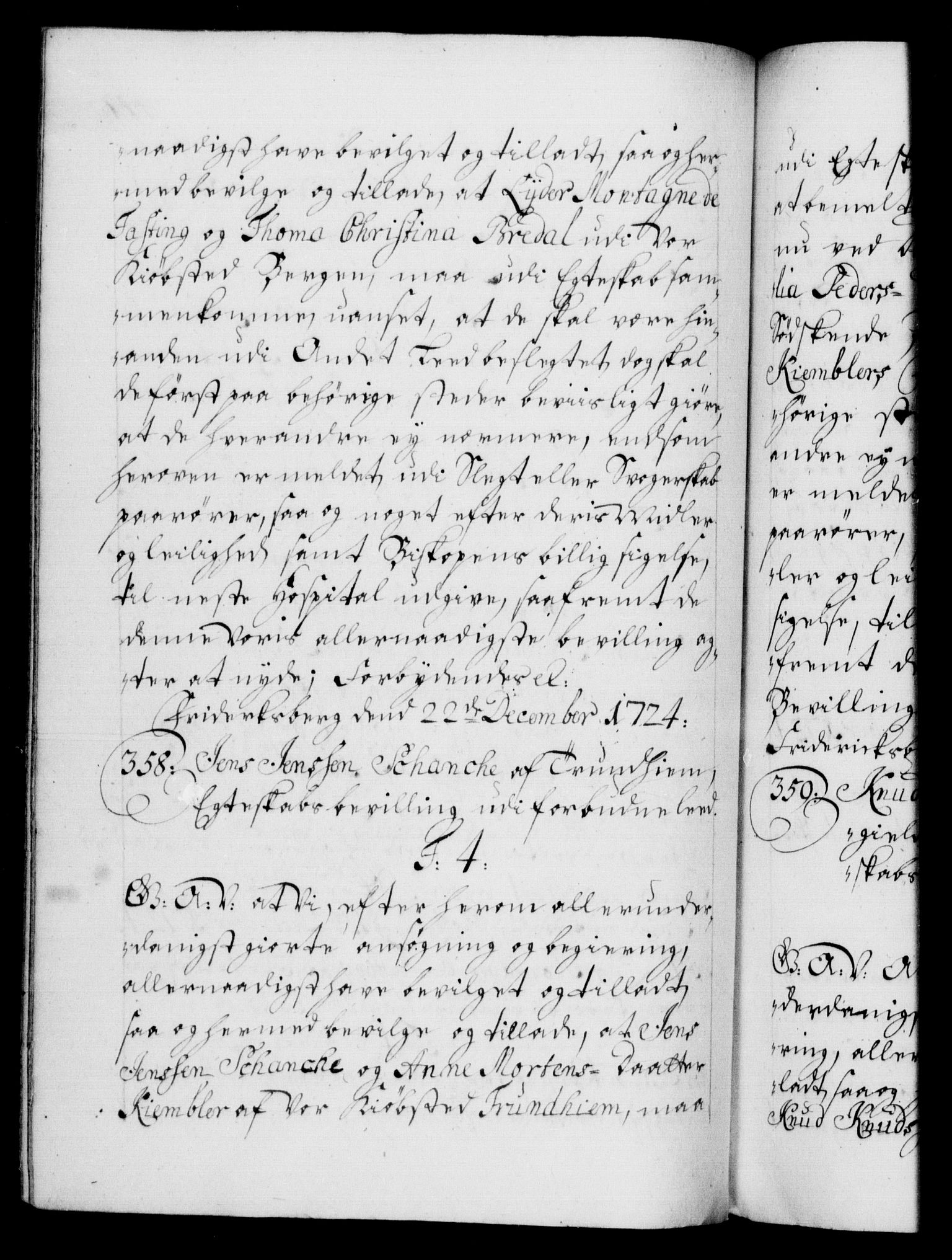Danske Kanselli 1572-1799, RA/EA-3023/F/Fc/Fca/Fcaa/L0024: Norske registre, 1723-1725, p. 474b