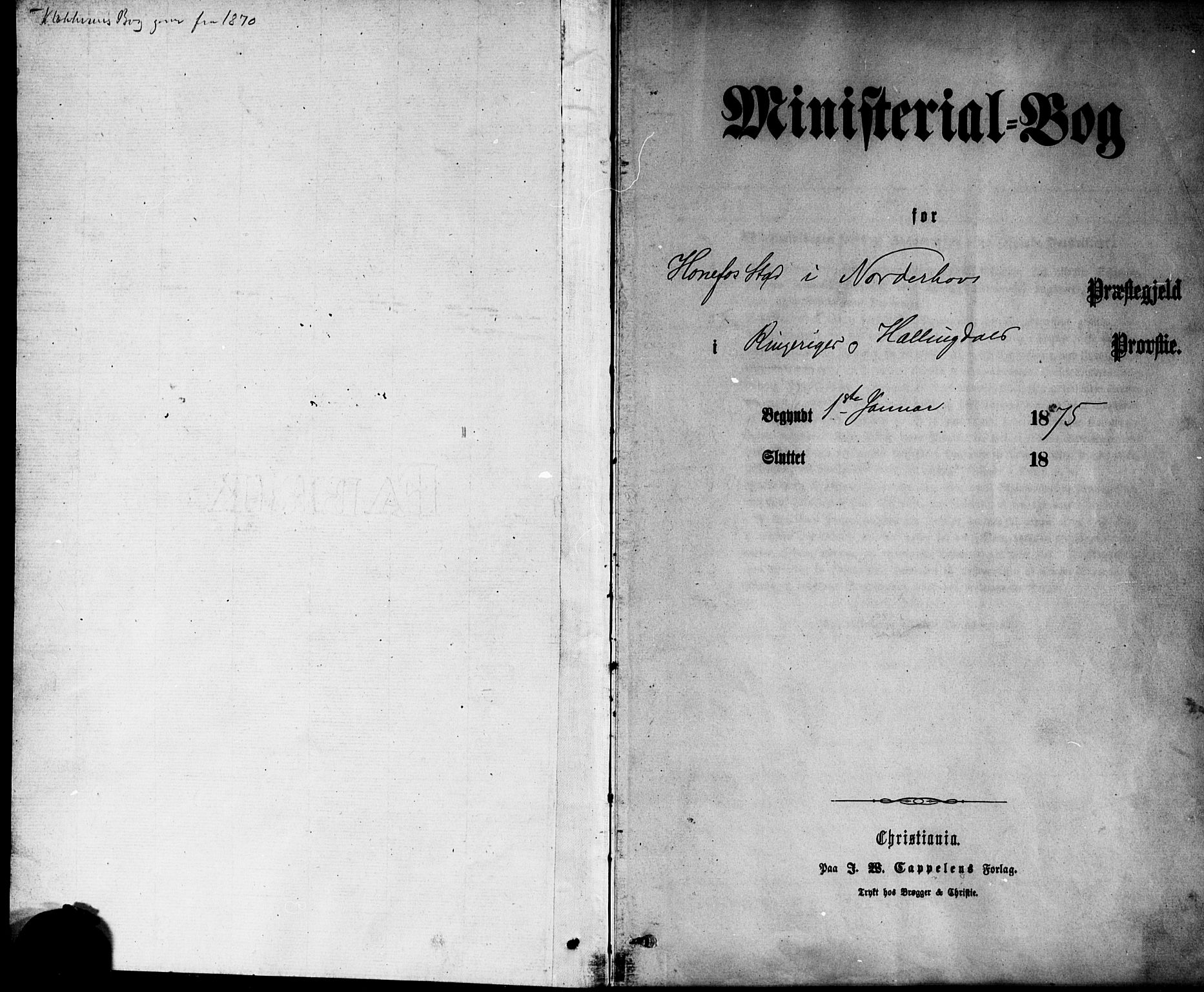 Hønefoss kirkebøker, SAKO/A-609/F/Fa/L0001: Parish register (official) no. 1, 1875-1887