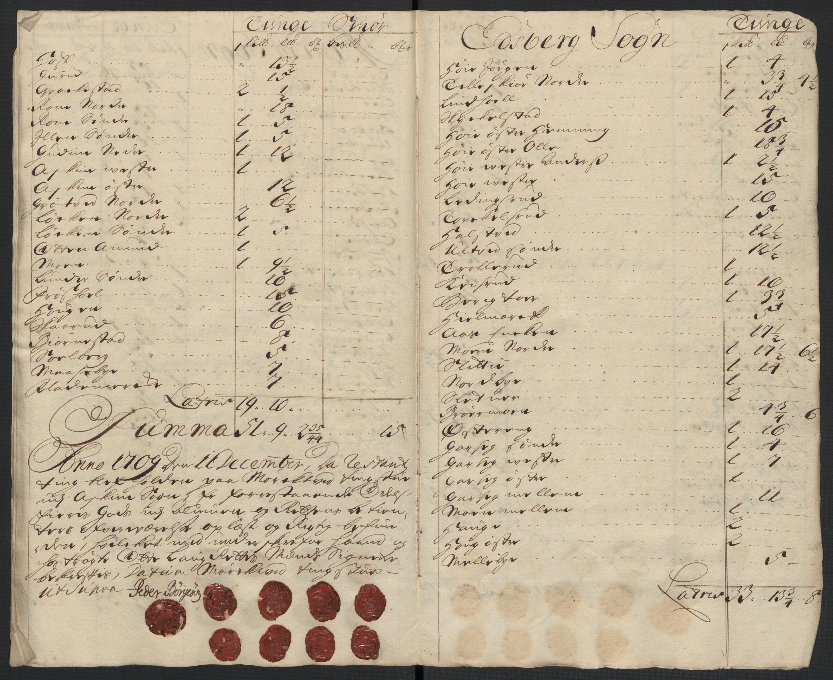 Rentekammeret inntil 1814, Reviderte regnskaper, Fogderegnskap, RA/EA-4092/R07/L0301: Fogderegnskap Rakkestad, Heggen og Frøland, 1709, p. 309