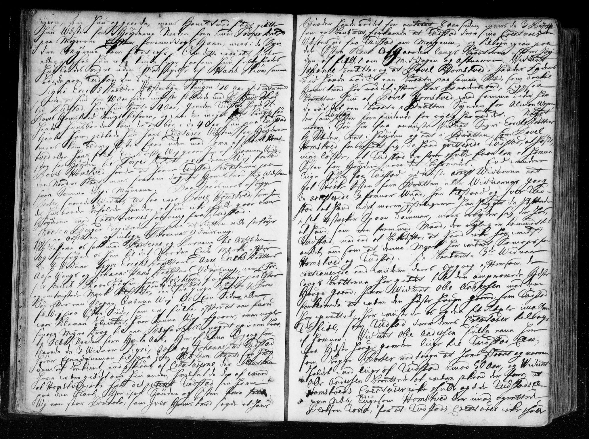Heggen og Frøland sorenskriveri I, AV/SAO-A-11556/F/Fb/L0043: Tingbok, 1737-1743, p. 23b-24a