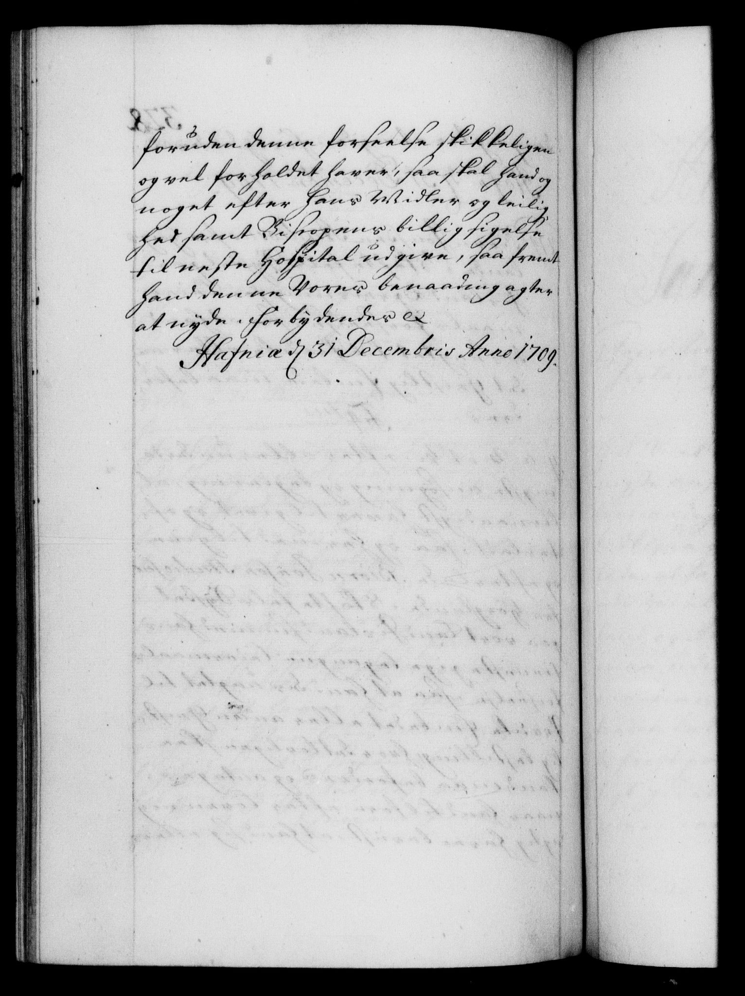 Danske Kanselli 1572-1799, RA/EA-3023/F/Fc/Fca/Fcaa/L0020: Norske registre, 1708-1711, p. 328b