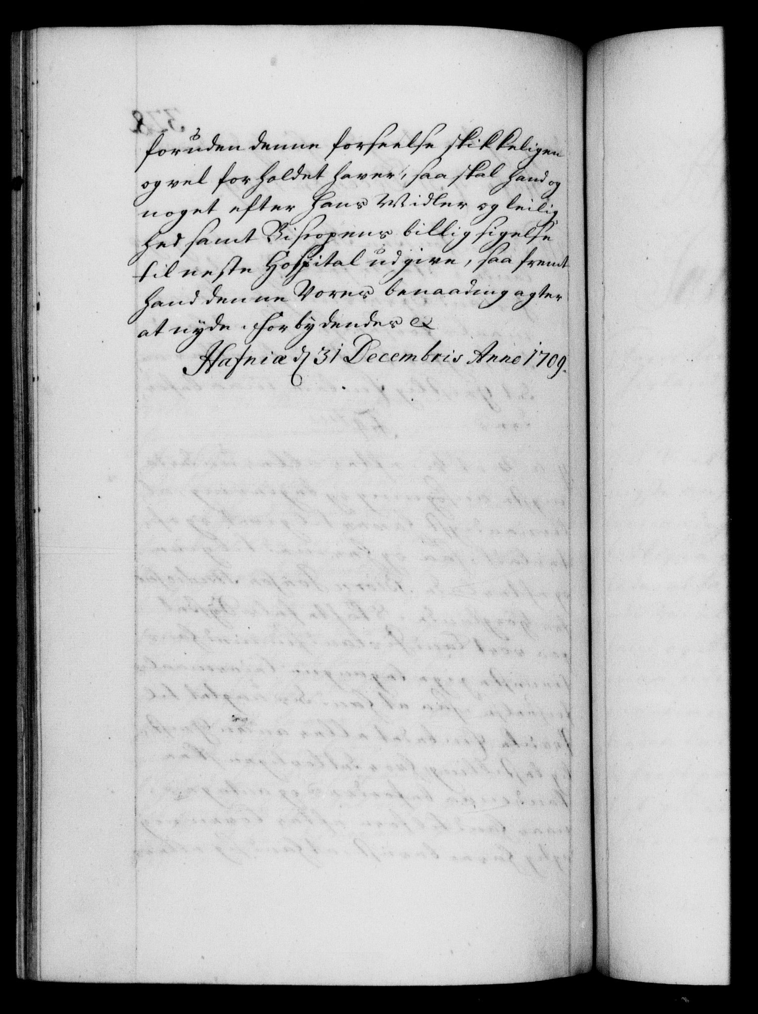 Danske Kanselli 1572-1799, AV/RA-EA-3023/F/Fc/Fca/Fcaa/L0020: Norske registre, 1708-1711, p. 328b