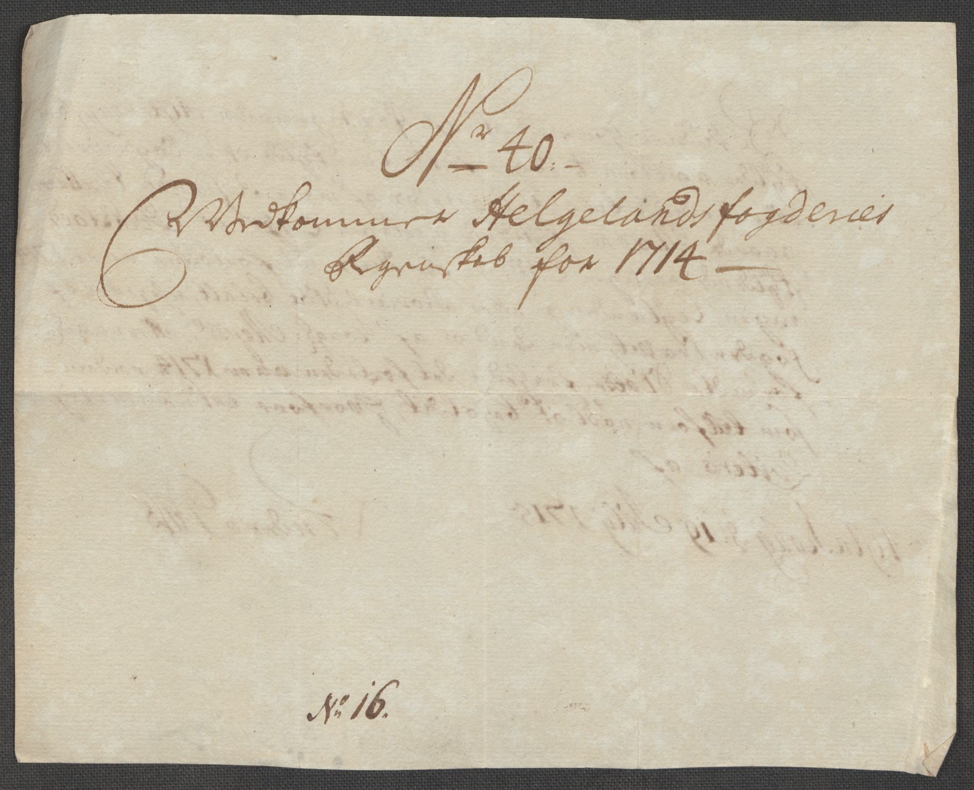 Rentekammeret inntil 1814, Reviderte regnskaper, Fogderegnskap, RA/EA-4092/R65/L4513: Fogderegnskap Helgeland, 1714-1715, p. 209