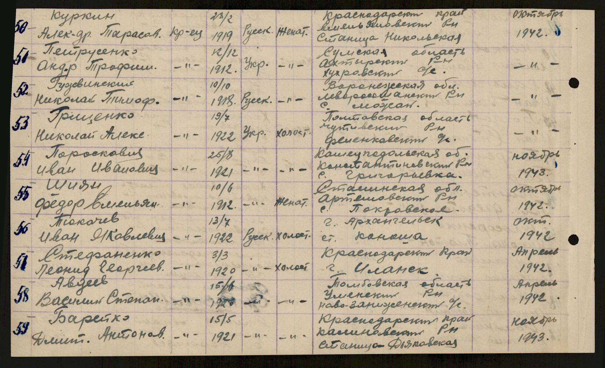 Flyktnings- og fangedirektoratet, Repatrieringskontoret, AV/RA-S-1681/D/Db/L0018: Displaced Persons (DPs) og sivile tyskere, 1945-1948, p. 536