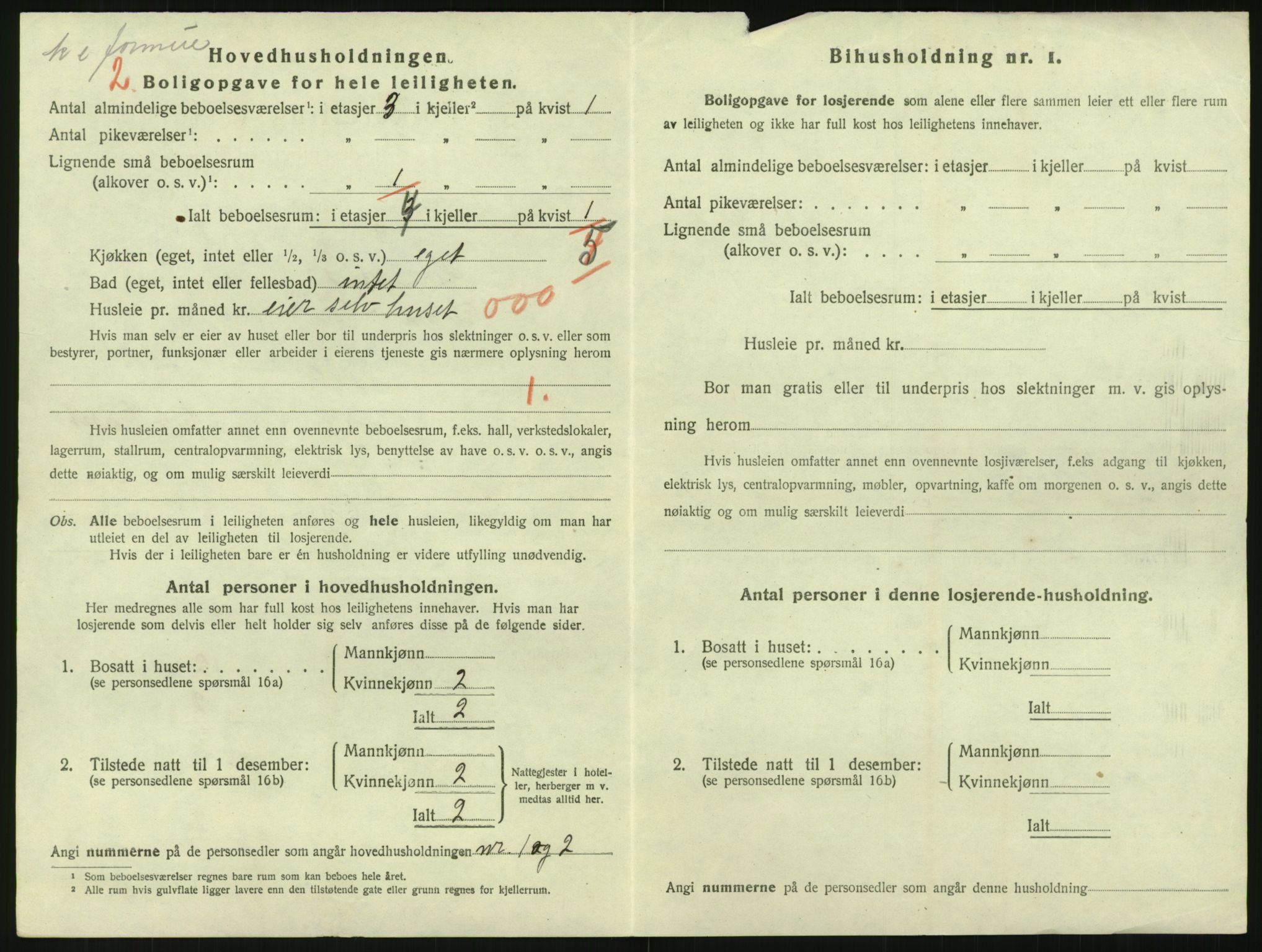 SAK, 1920 census for Grimstad, 1920, p. 1258