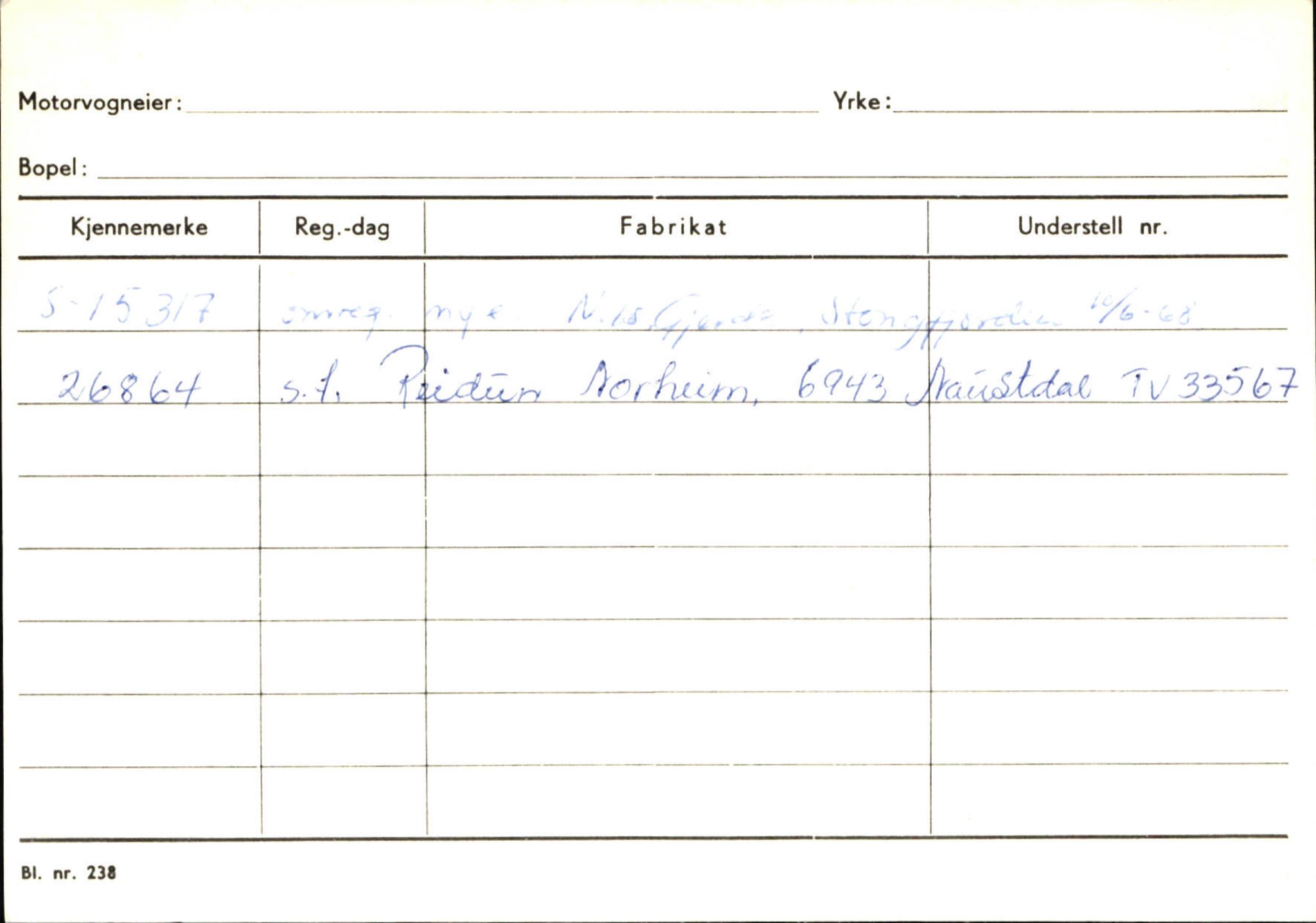 Statens vegvesen, Sogn og Fjordane vegkontor, SAB/A-5301/4/F/L0132: Eigarregister Askvoll A-Å. Balestrand A-Å, 1945-1975, p. 681