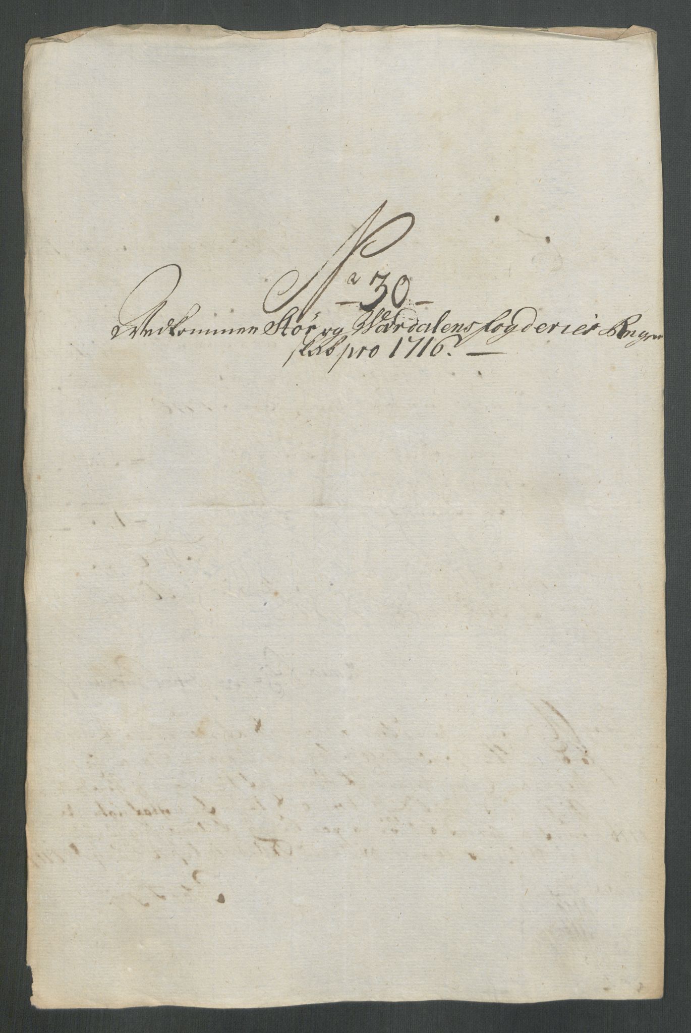Rentekammeret inntil 1814, Reviderte regnskaper, Fogderegnskap, AV/RA-EA-4092/R62/L4206: Fogderegnskap Stjørdal og Verdal, 1716, p. 254