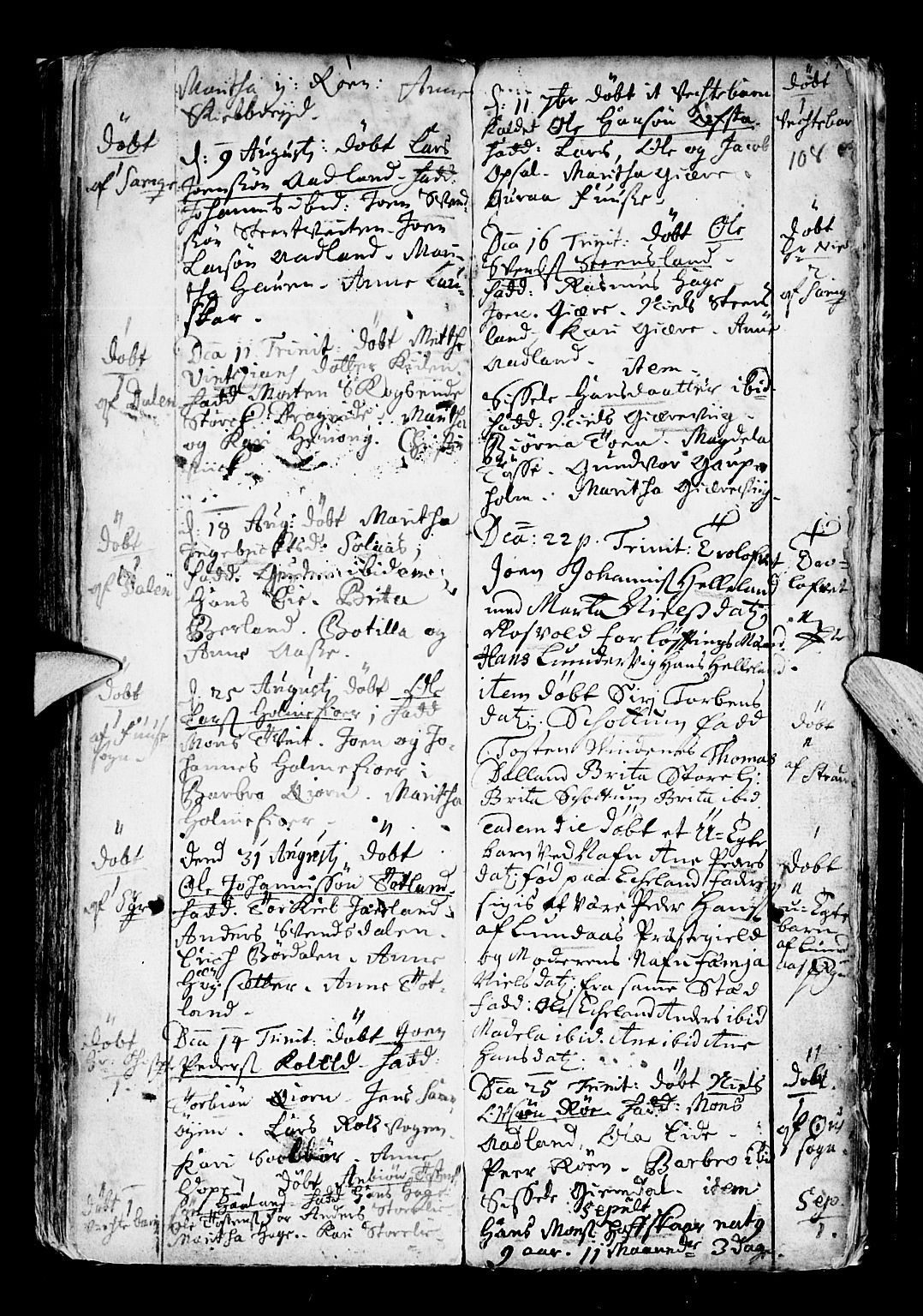 Os sokneprestembete, SAB/A-99929: Parish register (official) no. A 6, 1669-1719, p. 108