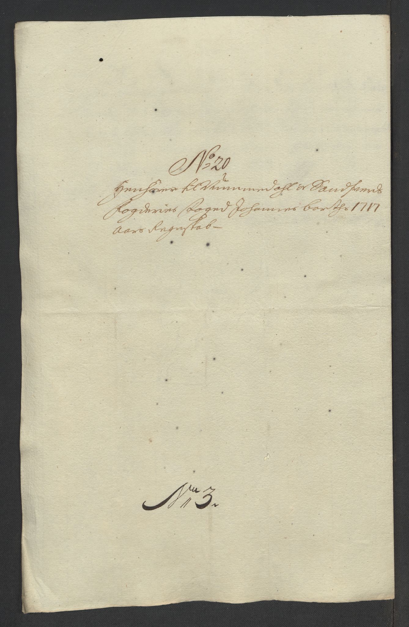 Rentekammeret inntil 1814, Reviderte regnskaper, Fogderegnskap, RA/EA-4092/R24/L1593: Fogderegnskap Numedal og Sandsvær, 1717, p. 370