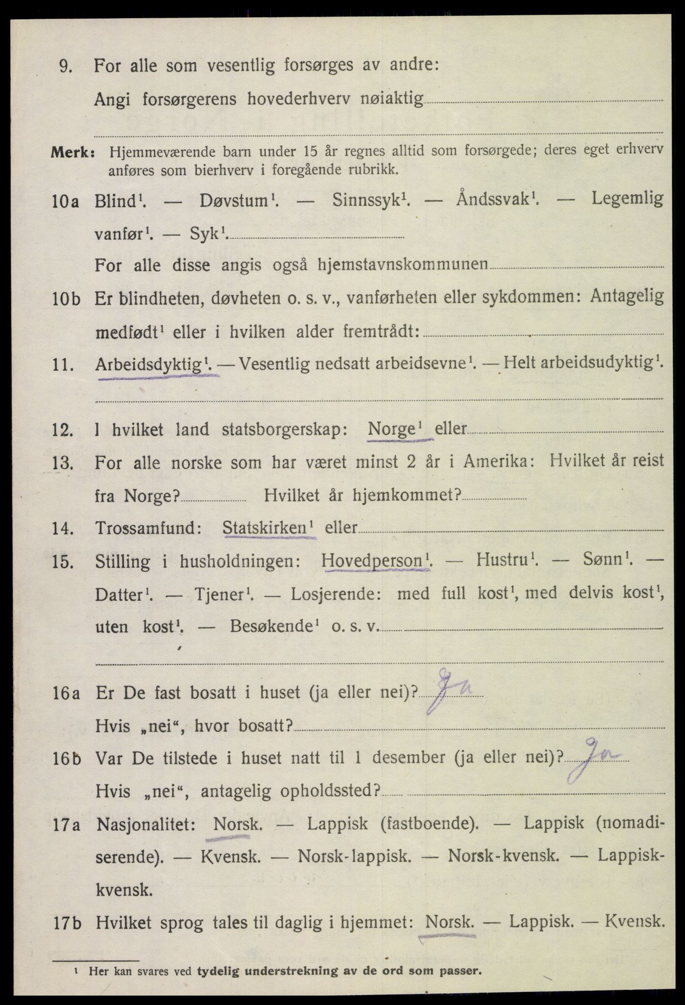 SAT, 1920 census for Nærøy, 1920, p. 4334