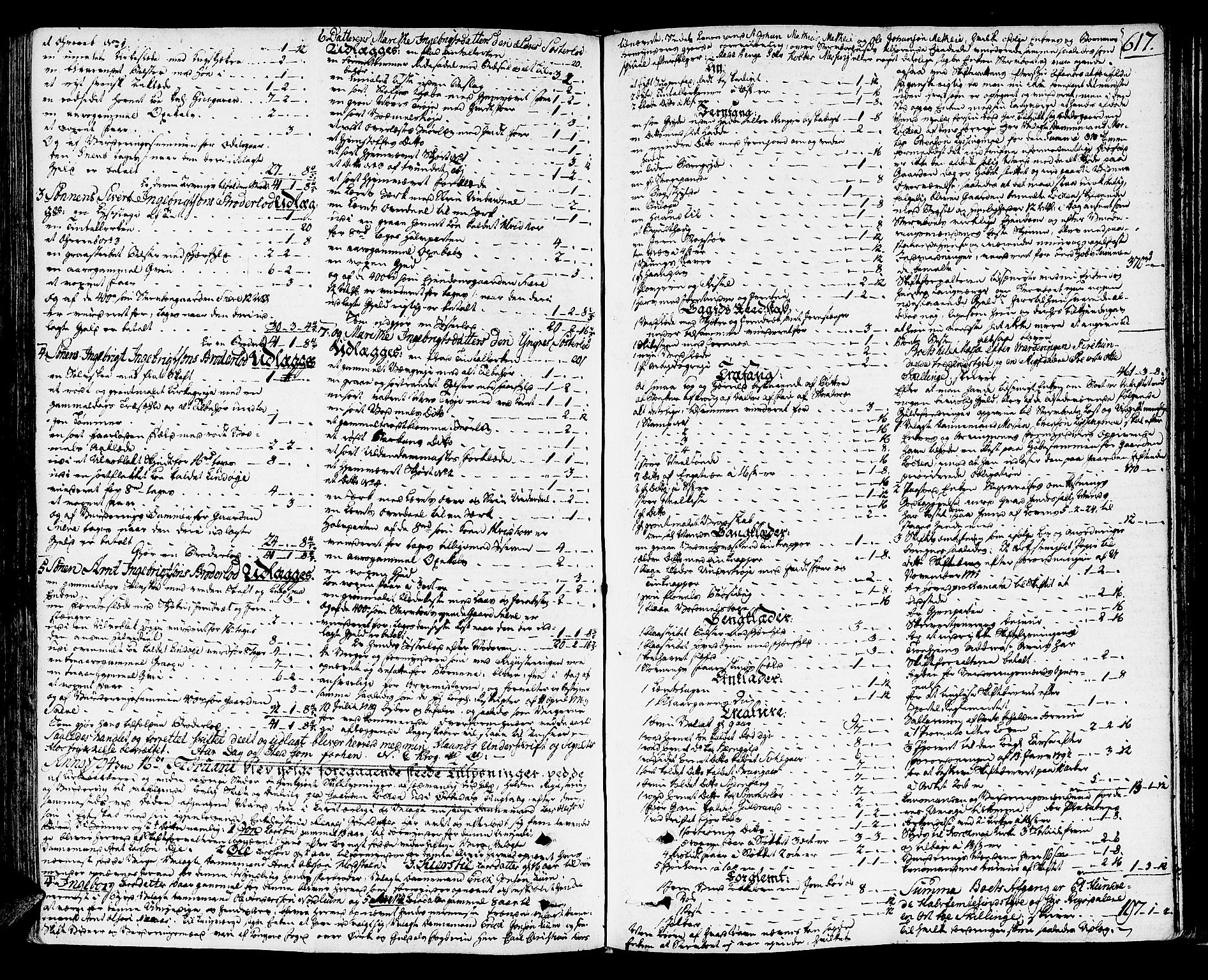 Orkdal sorenskriveri, SAT/A-4169/1/3/3Aa/L0008: Skifteprotokoller, 1782-1796, p. 616b-617a