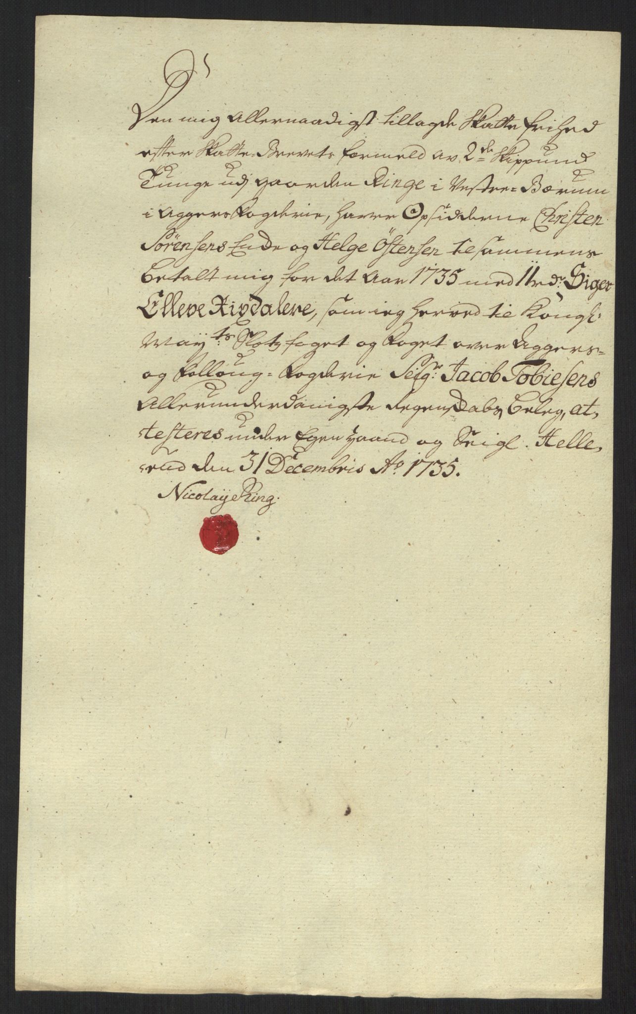 Rentekammeret inntil 1814, Reviderte regnskaper, Fogderegnskap, AV/RA-EA-4092/R10/L0474: Fogderegnskap Aker og Follo, 1735, p. 193