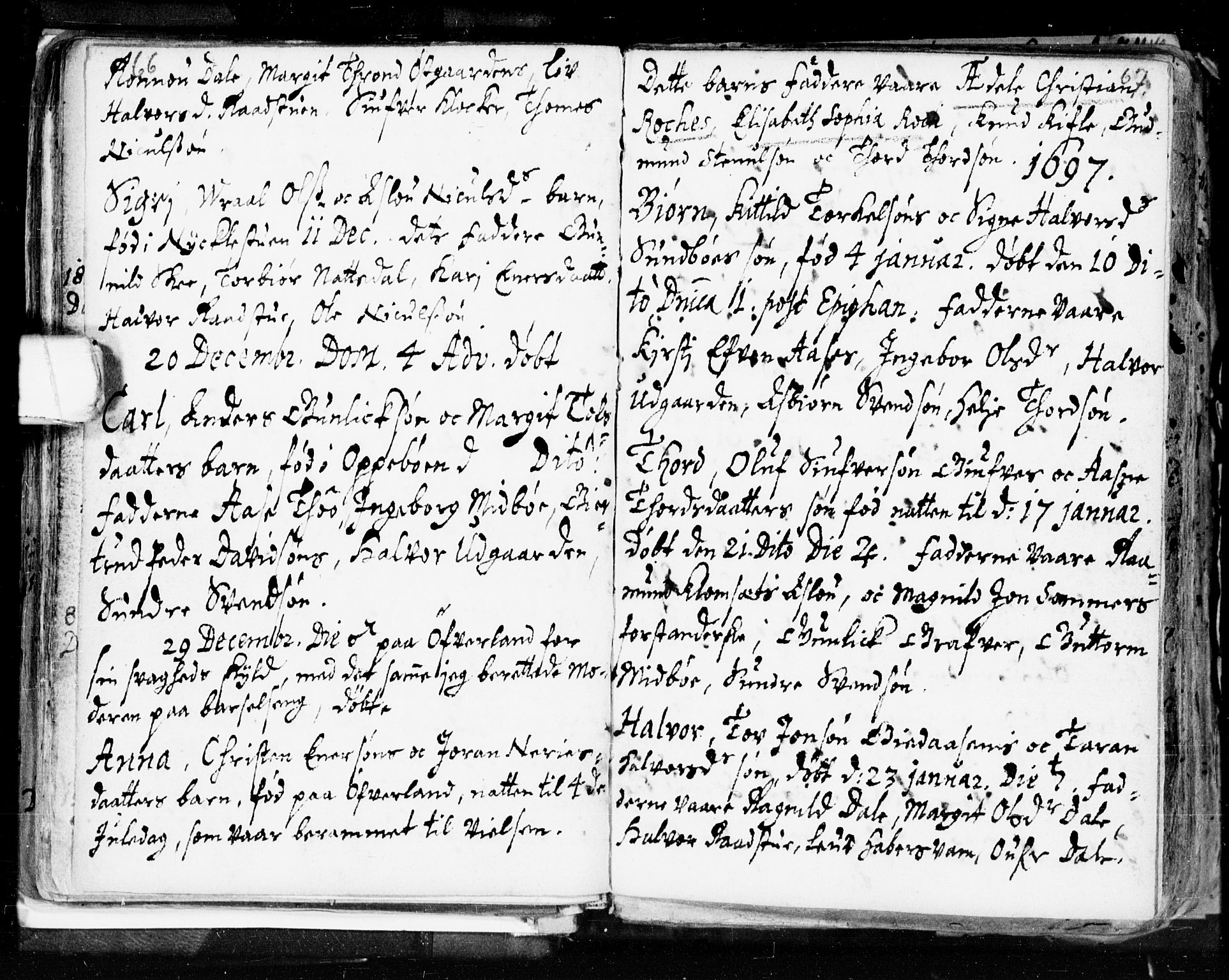 Seljord kirkebøker, SAKO/A-20/F/Fa/L0002: Parish register (official) no. I 2, 1689-1713, p. 66-67