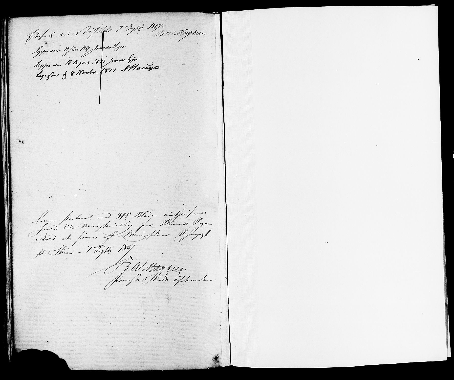 Skien kirkebøker, SAKO/A-302/F/Fa/L0008: Parish register (official) no. 8, 1866-1877