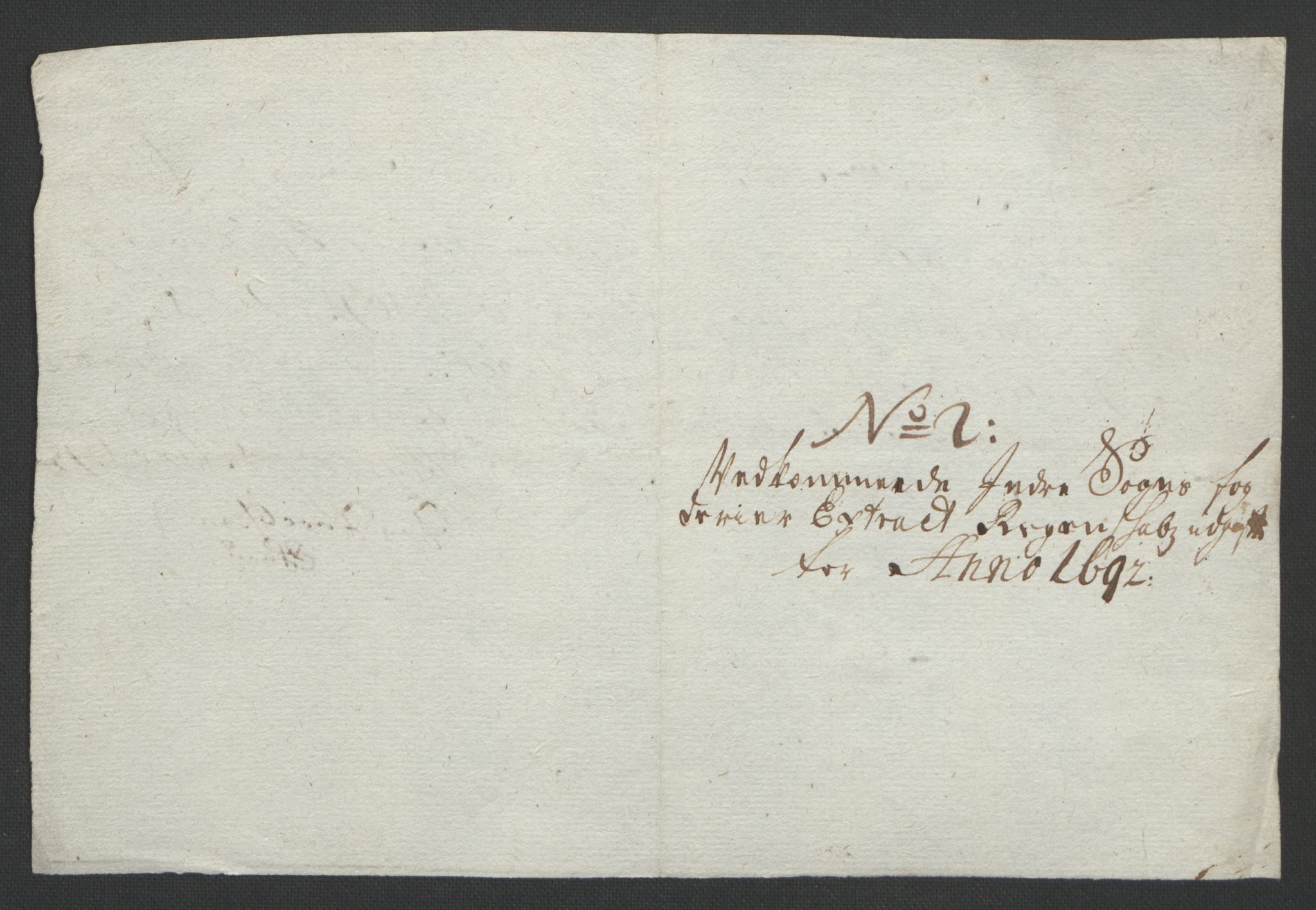 Rentekammeret inntil 1814, Reviderte regnskaper, Fogderegnskap, RA/EA-4092/R52/L3306: Fogderegnskap Sogn, 1691-1692, p. 113