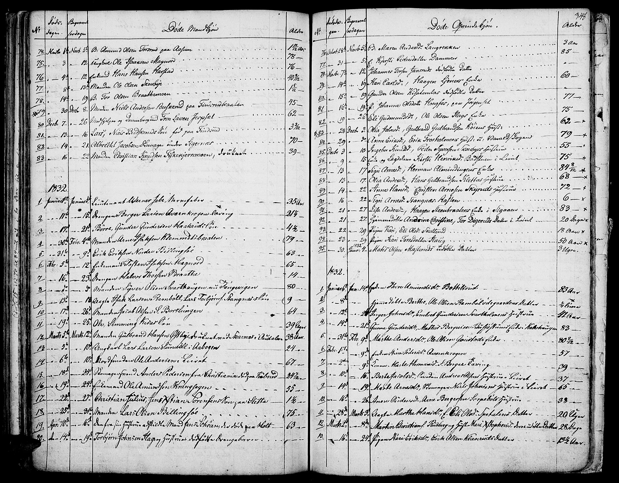 Vinger prestekontor, AV/SAH-PREST-024/H/Ha/Haa/L0007: Parish register (official) no. 7, 1826-1839, p. 348
