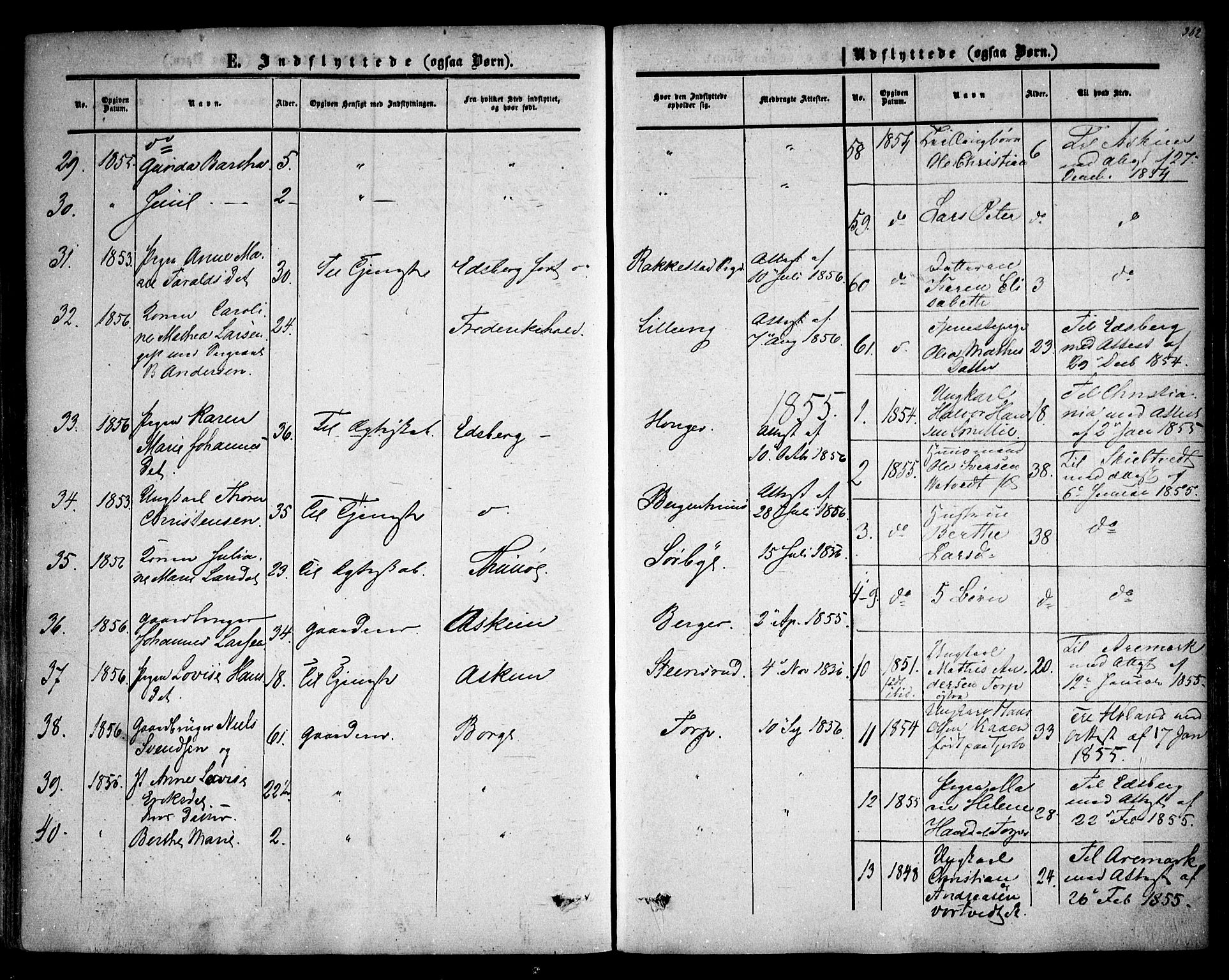 Rakkestad prestekontor Kirkebøker, AV/SAO-A-2008/F/Fa/L0009: Parish register (official) no. I 9, 1850-1856, p. 362