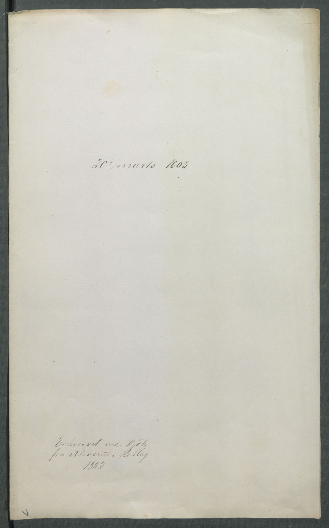 Riksarkivets diplomsamling, AV/RA-EA-5965/F02/L0112: Dokumenter, 1603, p. 10