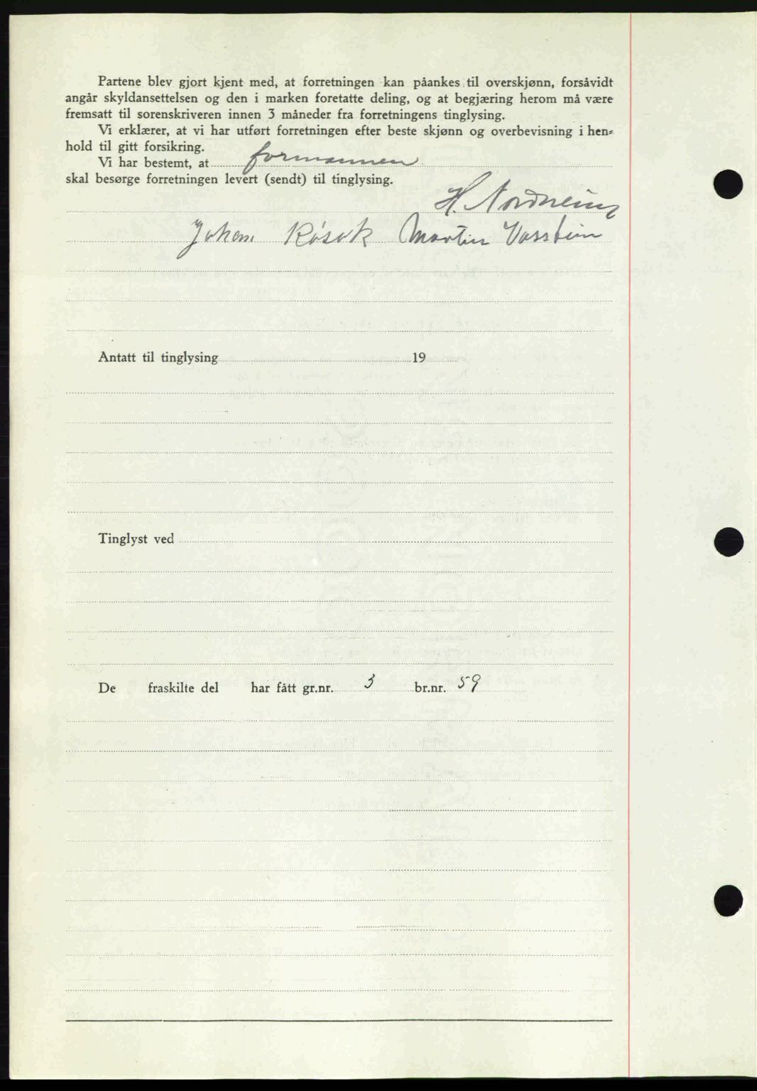 Romsdal sorenskriveri, AV/SAT-A-4149/1/2/2C: Mortgage book no. A6, 1938-1939, Diary no: : 505/1939