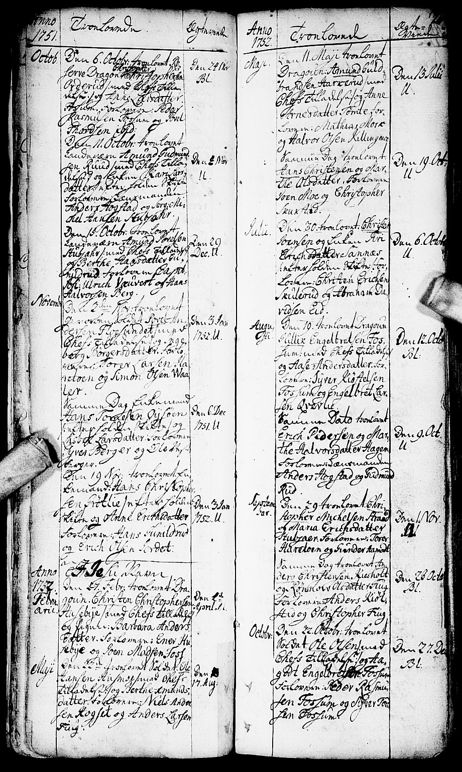 Aurskog prestekontor Kirkebøker, SAO/A-10304a/F/Fa/L0002: Parish register (official) no. I 2, 1735-1766, p. 26