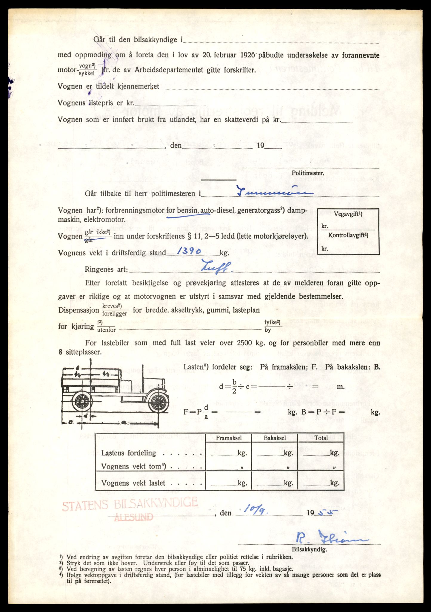 Møre og Romsdal vegkontor - Ålesund trafikkstasjon, AV/SAT-A-4099/F/Fe/L0049: Registreringskort for kjøretøy T 14864 - T 18613, 1927-1998, p. 1130