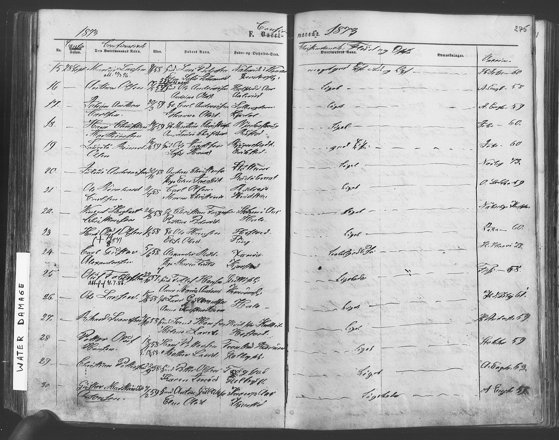 Vestby prestekontor Kirkebøker, AV/SAO-A-10893/F/Fa/L0008: Parish register (official) no. I 8, 1863-1877, p. 275