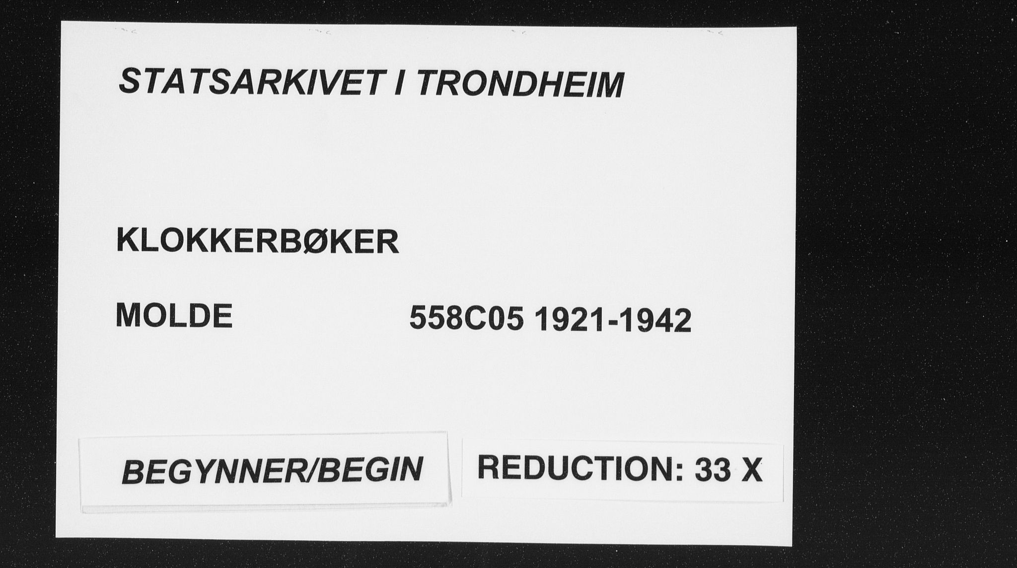 Ministerialprotokoller, klokkerbøker og fødselsregistre - Møre og Romsdal, SAT/A-1454/558/L0704: Parish register (copy) no. 558C05, 1921-1942