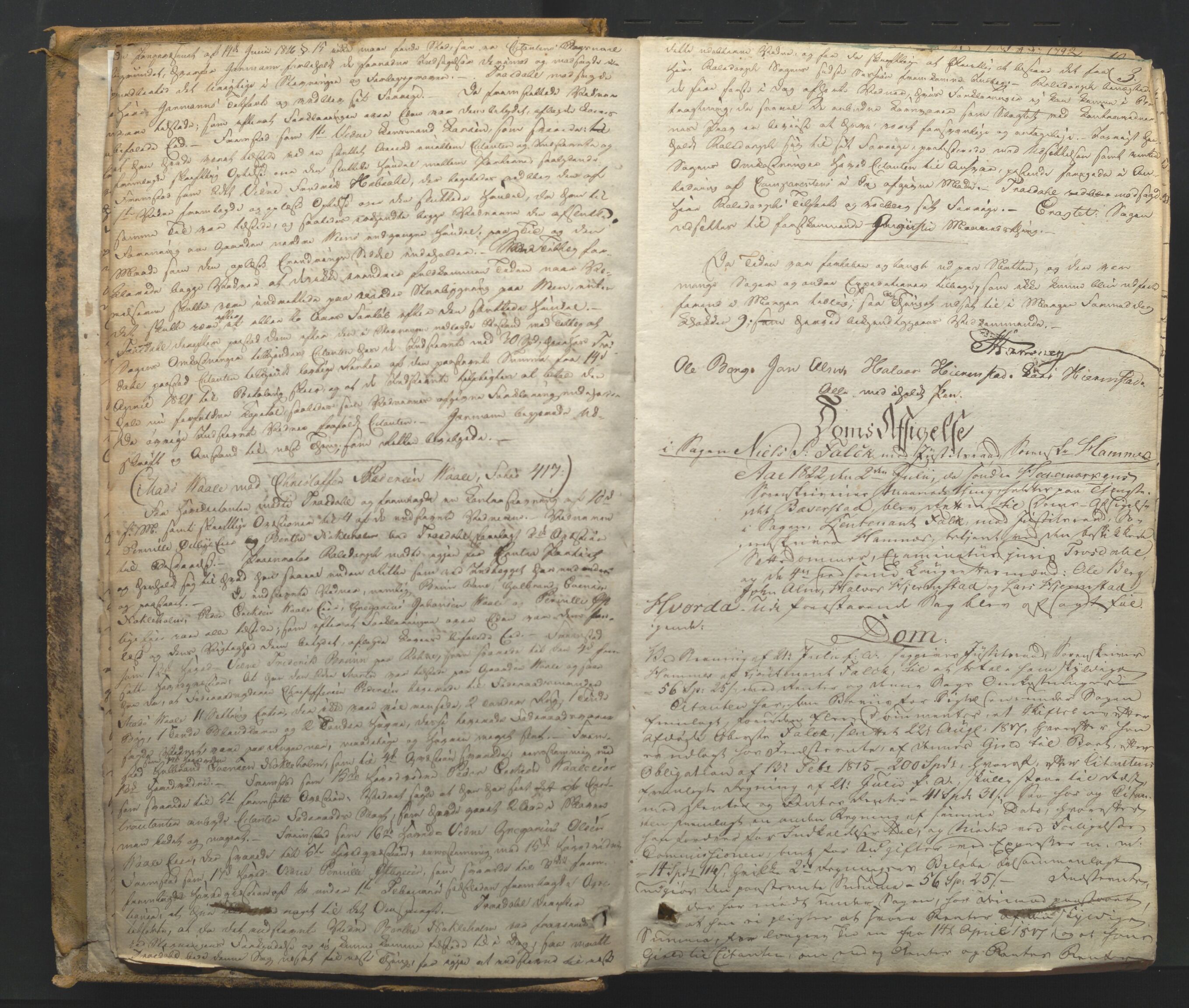 Sør-Hedmark sorenskriveri, AV/SAH-TING-014/G/Gb/Gba/L0004: Tingbok, 1822-1833, p. 2b-3a