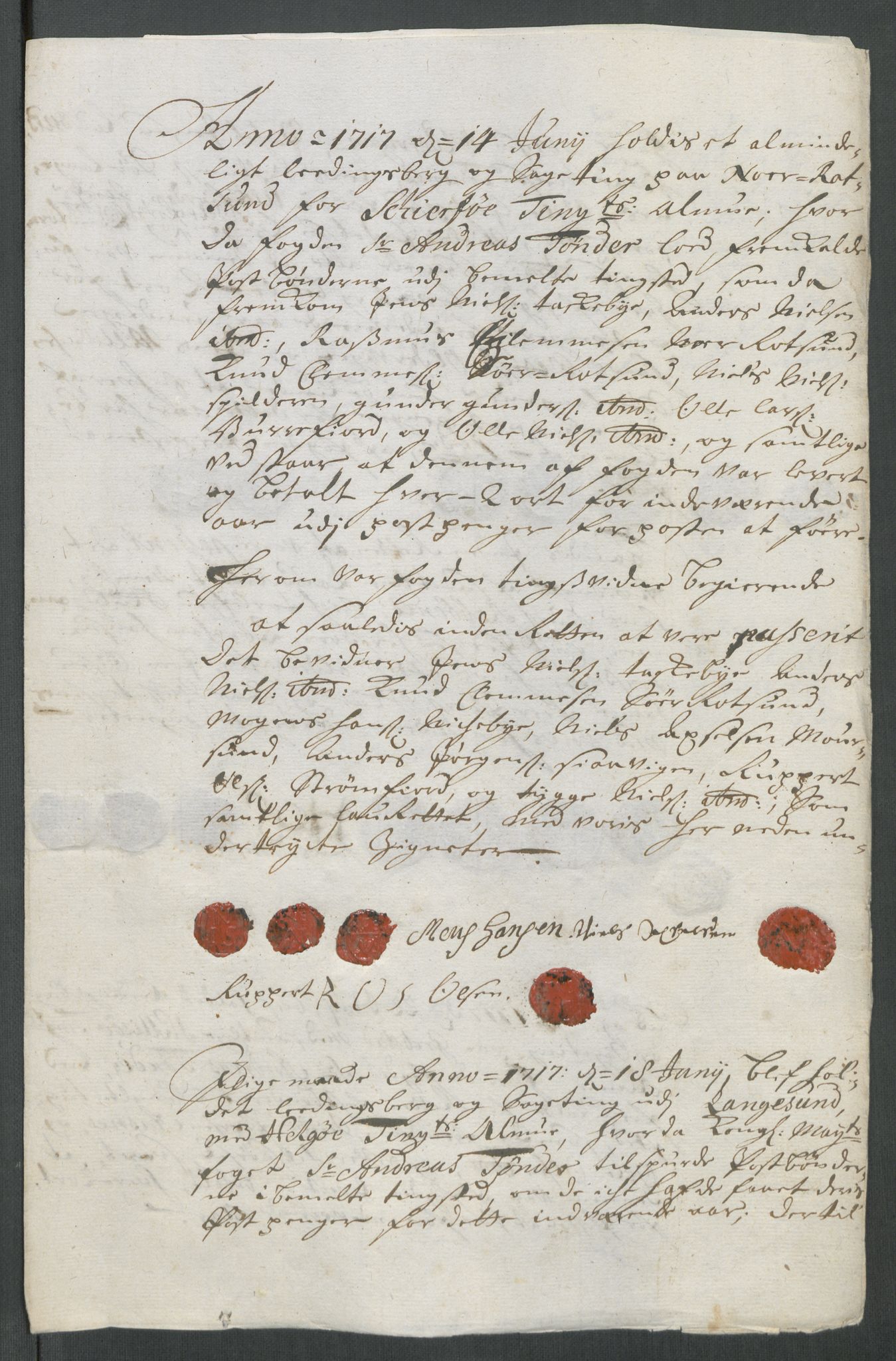 Rentekammeret inntil 1814, Reviderte regnskaper, Fogderegnskap, AV/RA-EA-4092/R68/L4763: Fogderegnskap Senja og Troms, 1717, p. 389