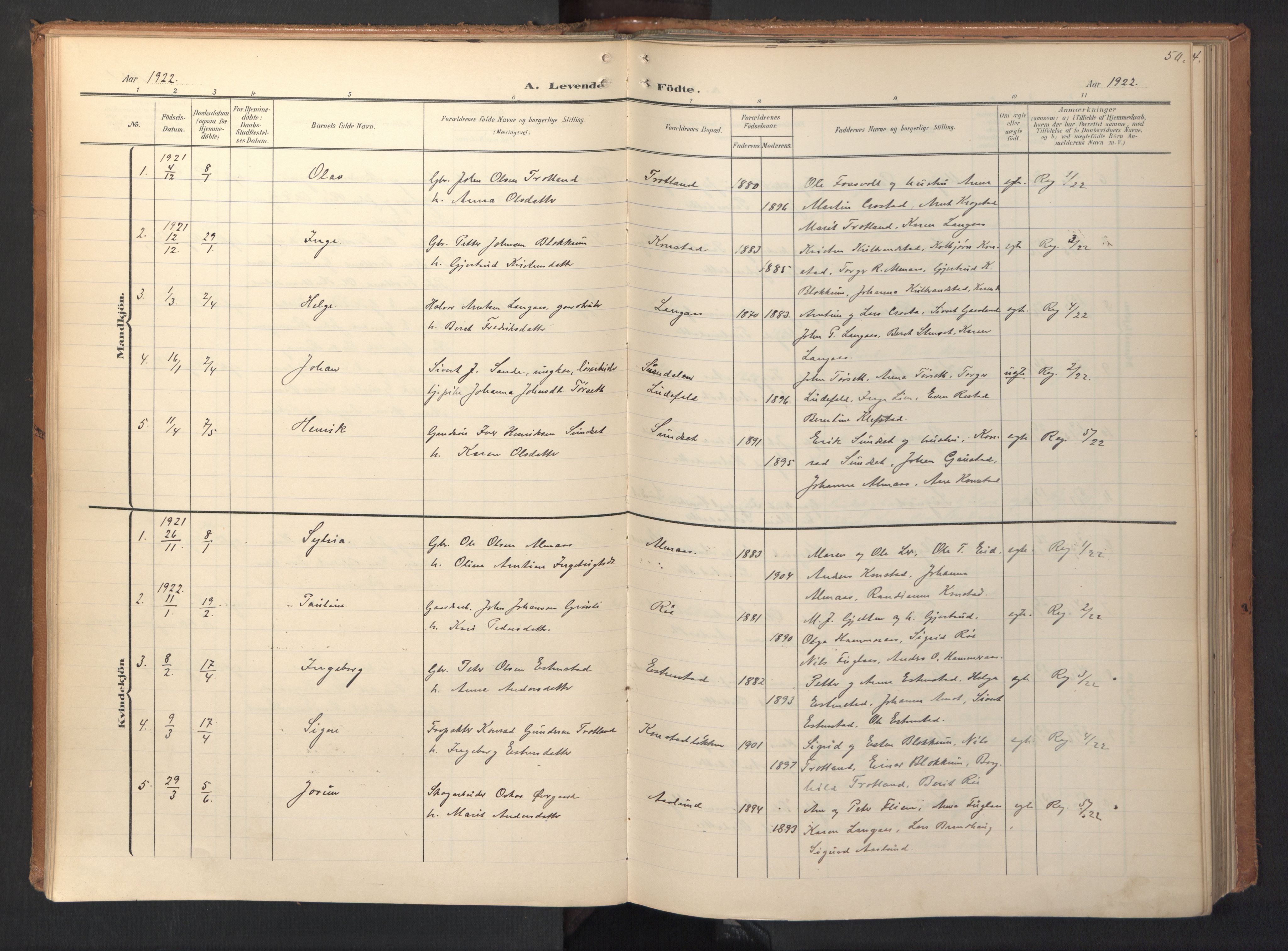 Ministerialprotokoller, klokkerbøker og fødselsregistre - Sør-Trøndelag, SAT/A-1456/694/L1128: Parish register (official) no. 694A02, 1906-1931, p. 50