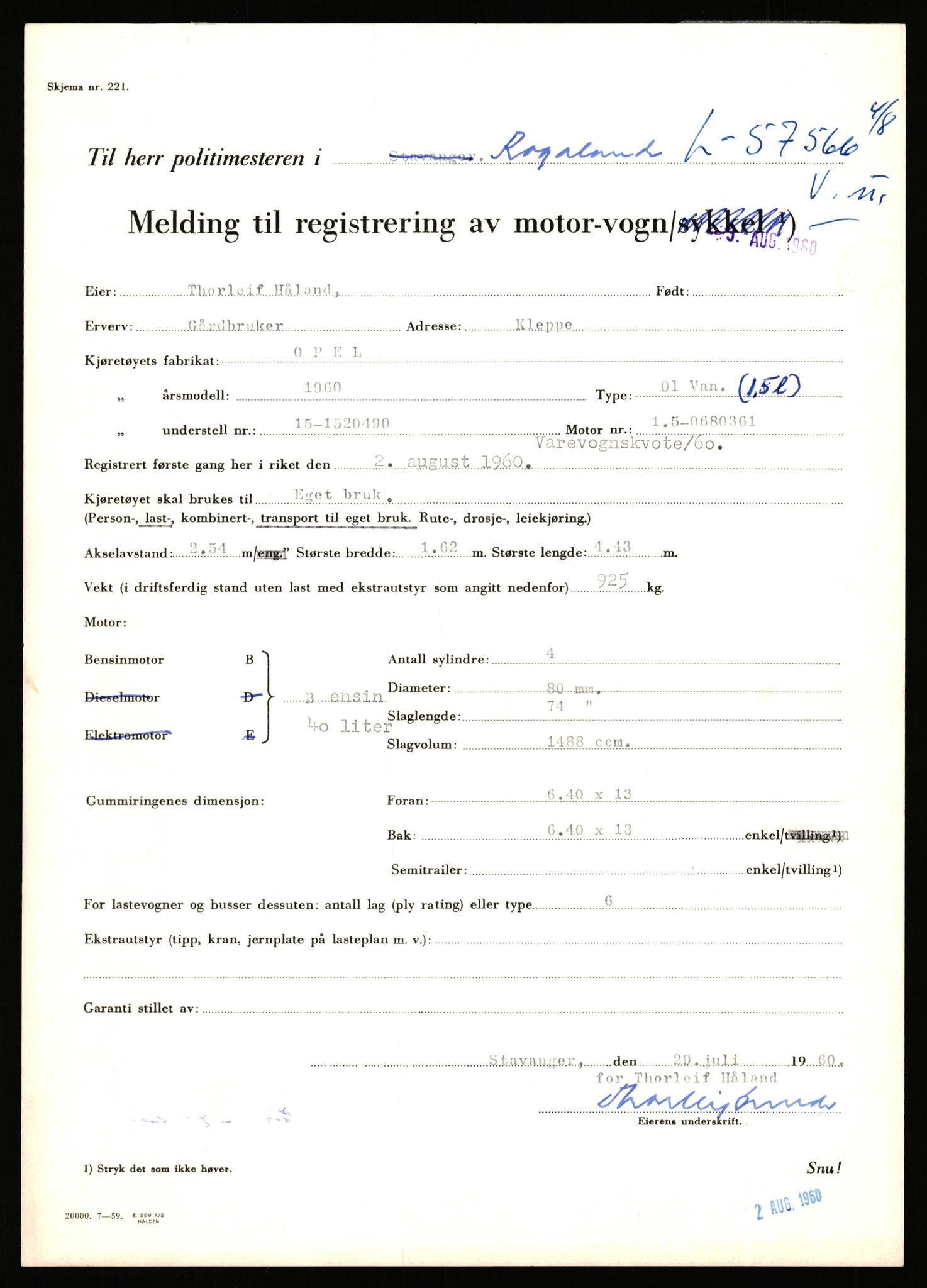 Stavanger trafikkstasjon, AV/SAST-A-101942/0/F/L0057: L-57200 - L-57999, 1930-1971, p. 1165