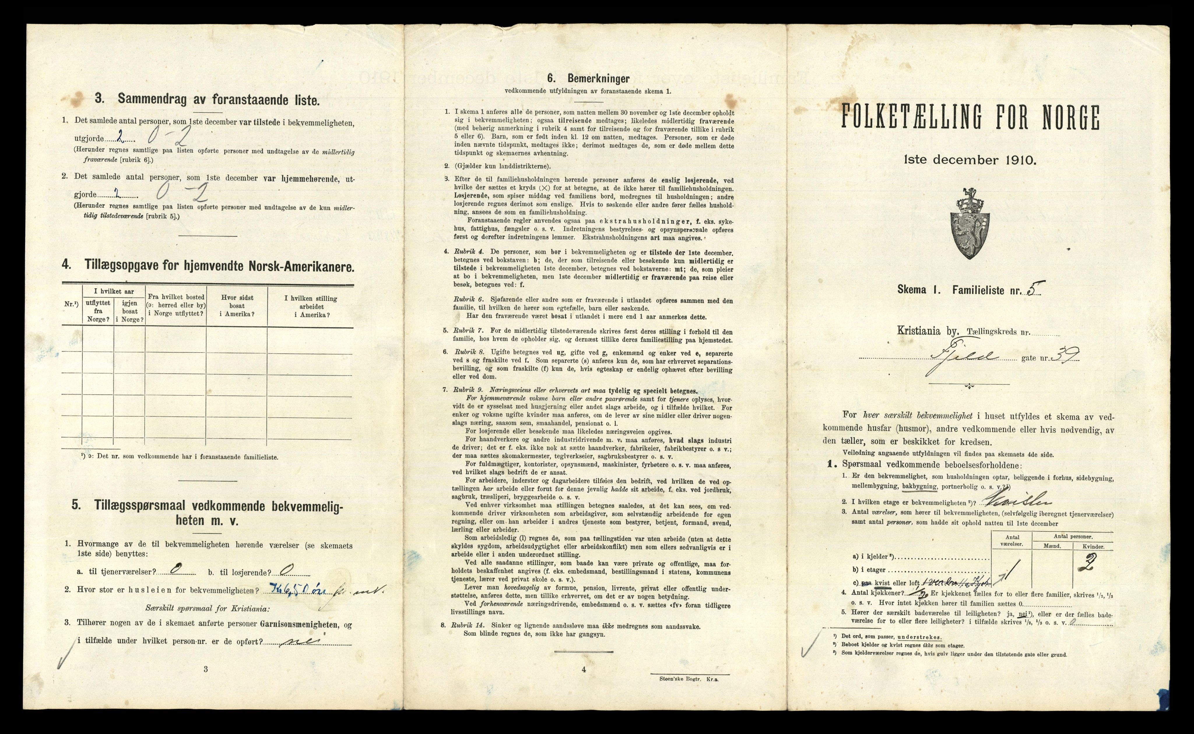 RA, 1910 census for Kristiania, 1910, p. 24135