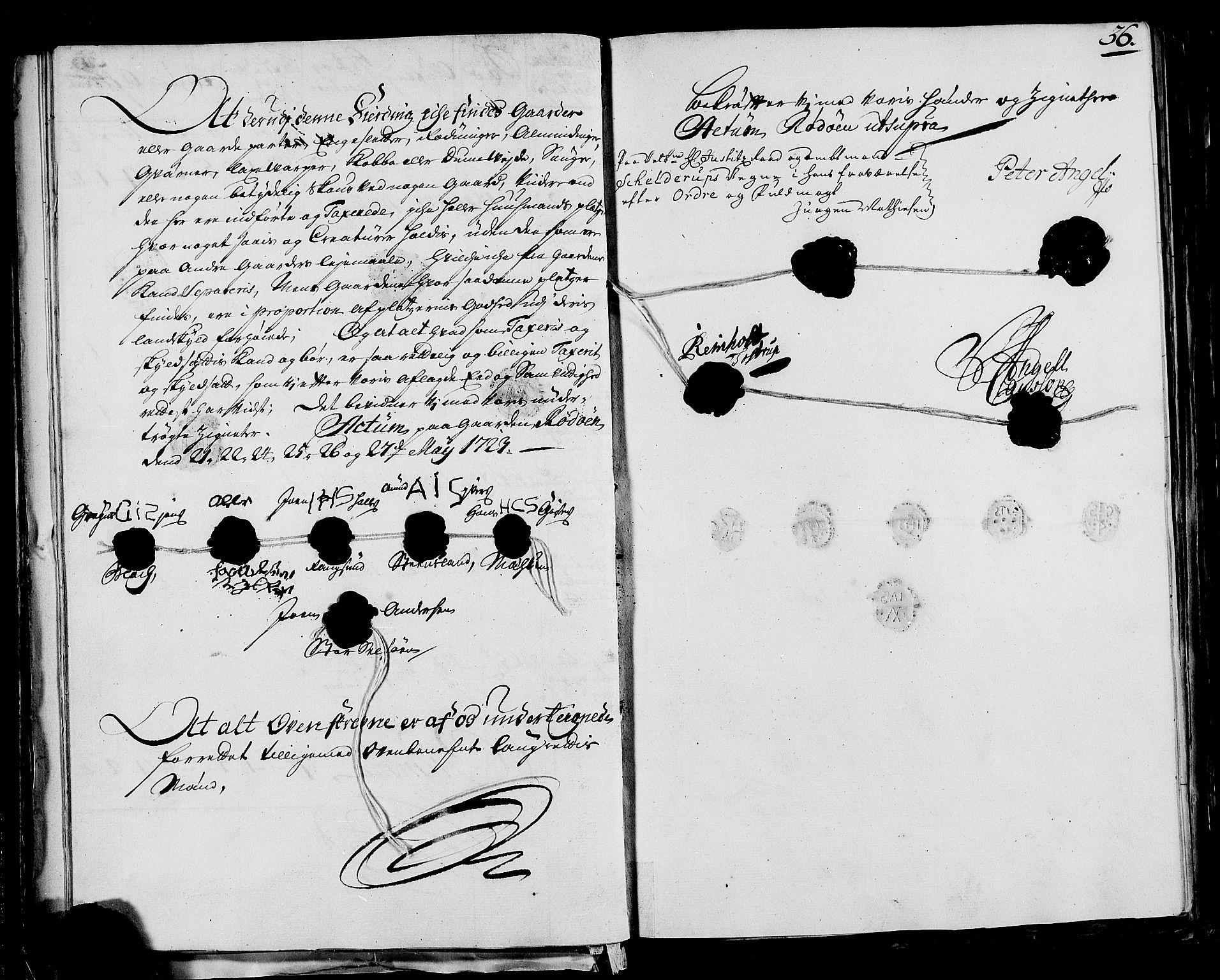 Rentekammeret inntil 1814, Realistisk ordnet avdeling, AV/RA-EA-4070/N/Nb/Nbf/L0170: Helgeland eksaminasjonsprotokoll, 1723, p. 36