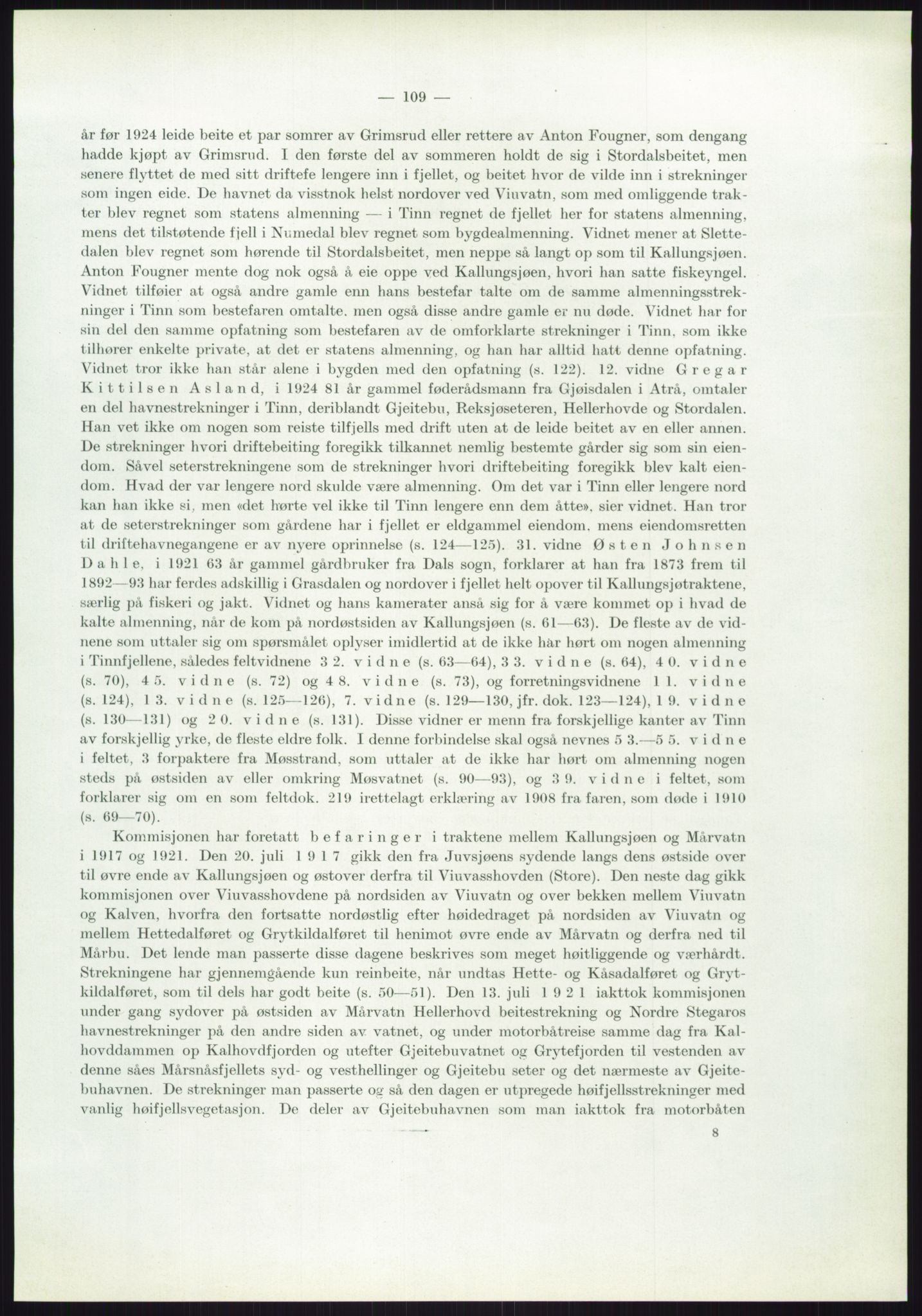 Høyfjellskommisjonen, AV/RA-S-1546/X/Xa/L0001: Nr. 1-33, 1909-1953, p. 1879