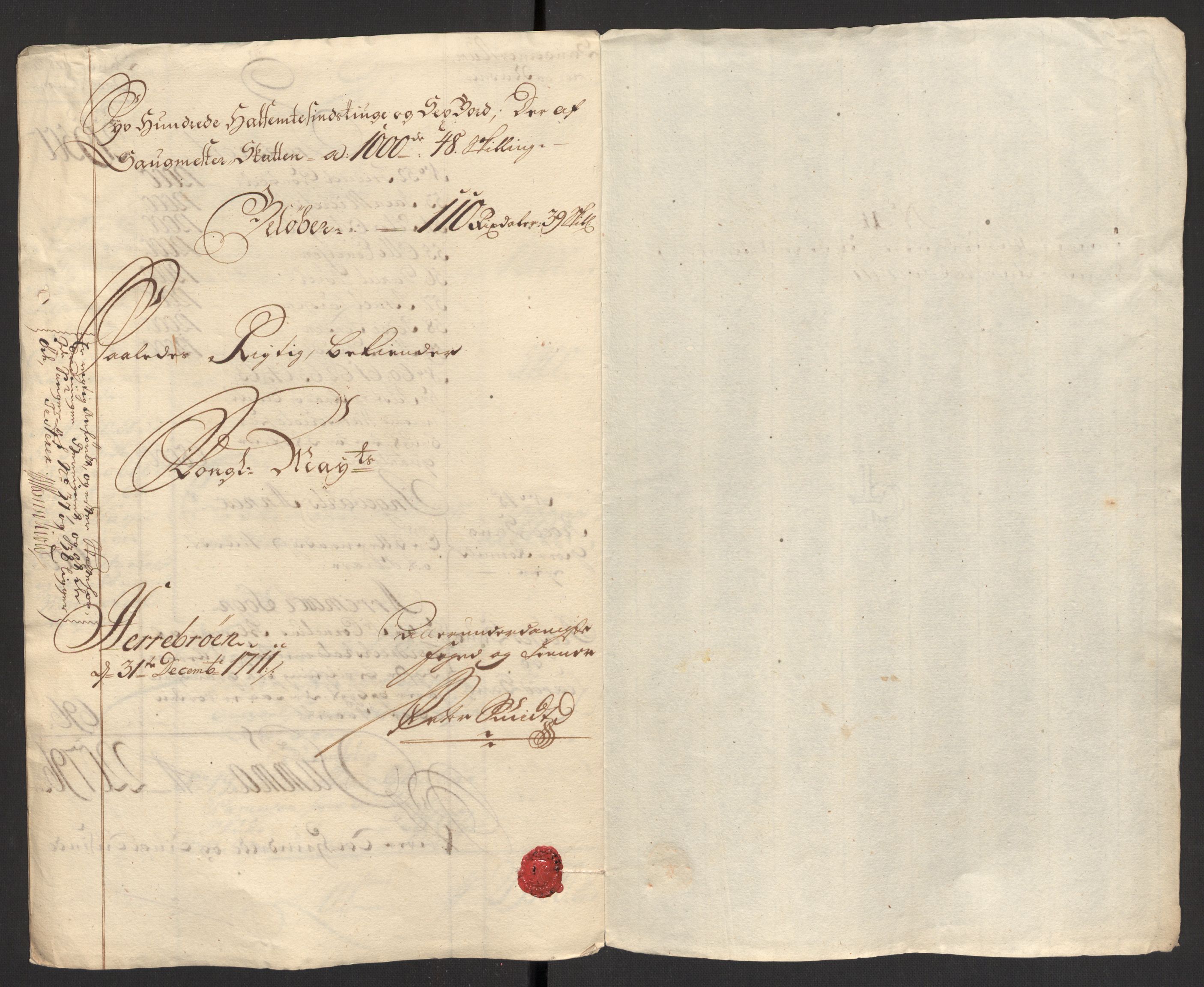 Rentekammeret inntil 1814, Reviderte regnskaper, Fogderegnskap, AV/RA-EA-4092/R01/L0020: Fogderegnskap Idd og Marker, 1711, p. 90