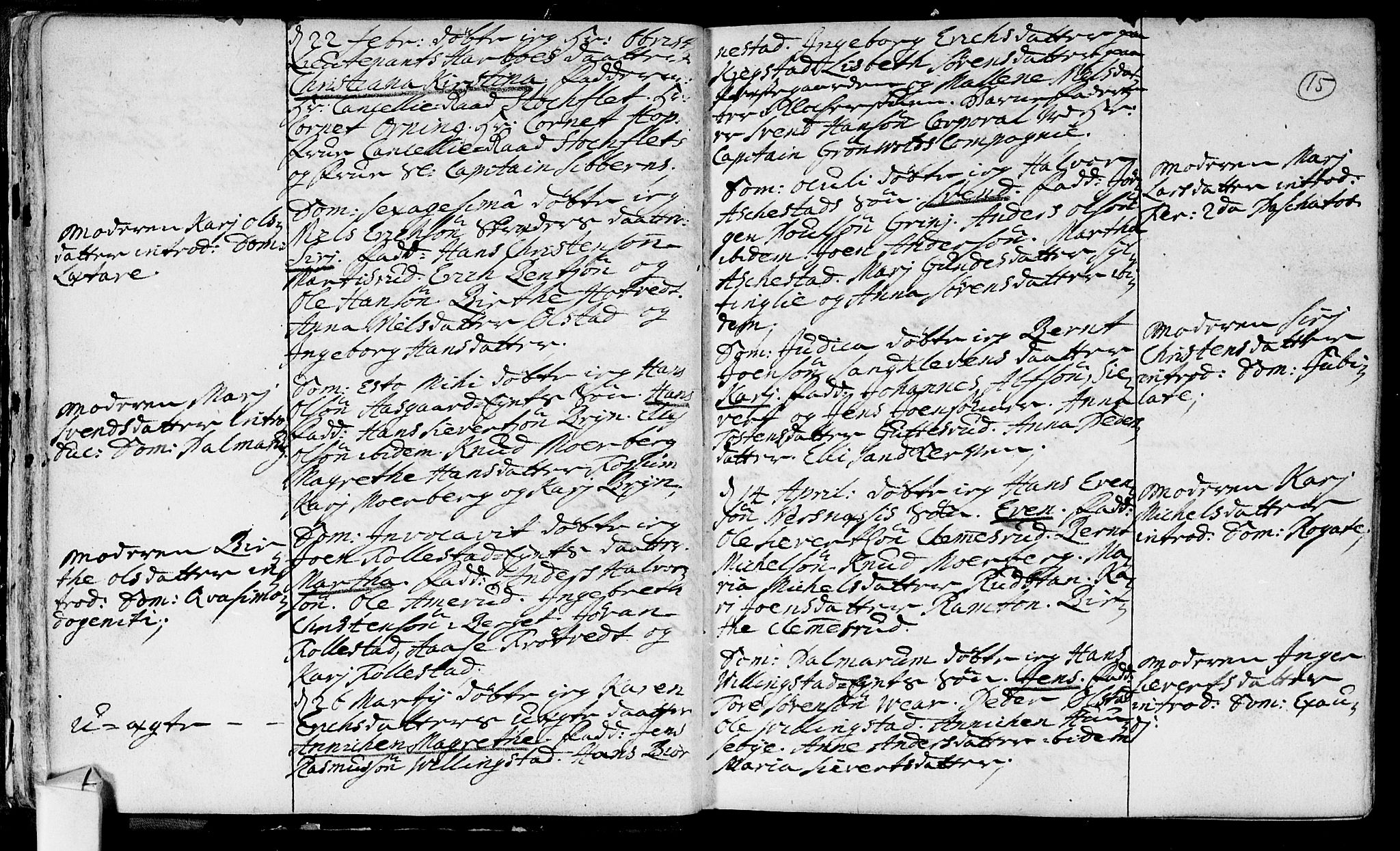 Røyken kirkebøker, AV/SAKO-A-241/F/Fa/L0002: Parish register (official) no. 2, 1731-1782, p. 15