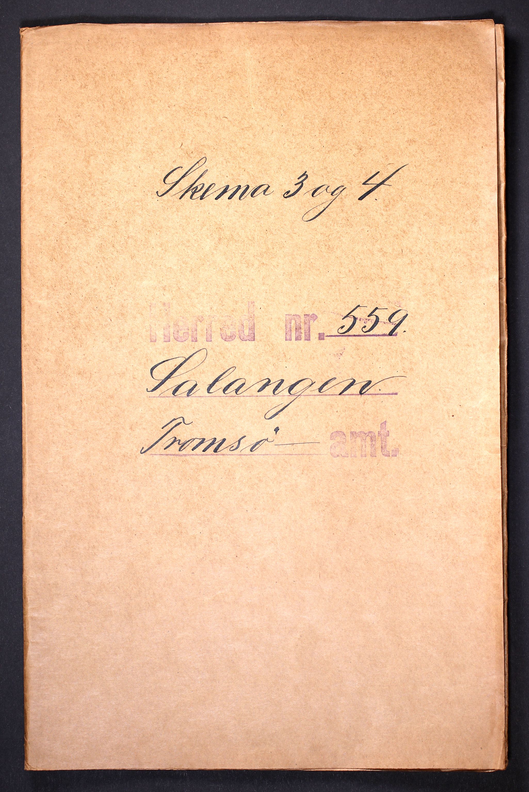 RA, 1910 census for Salangen, 1910, p. 1