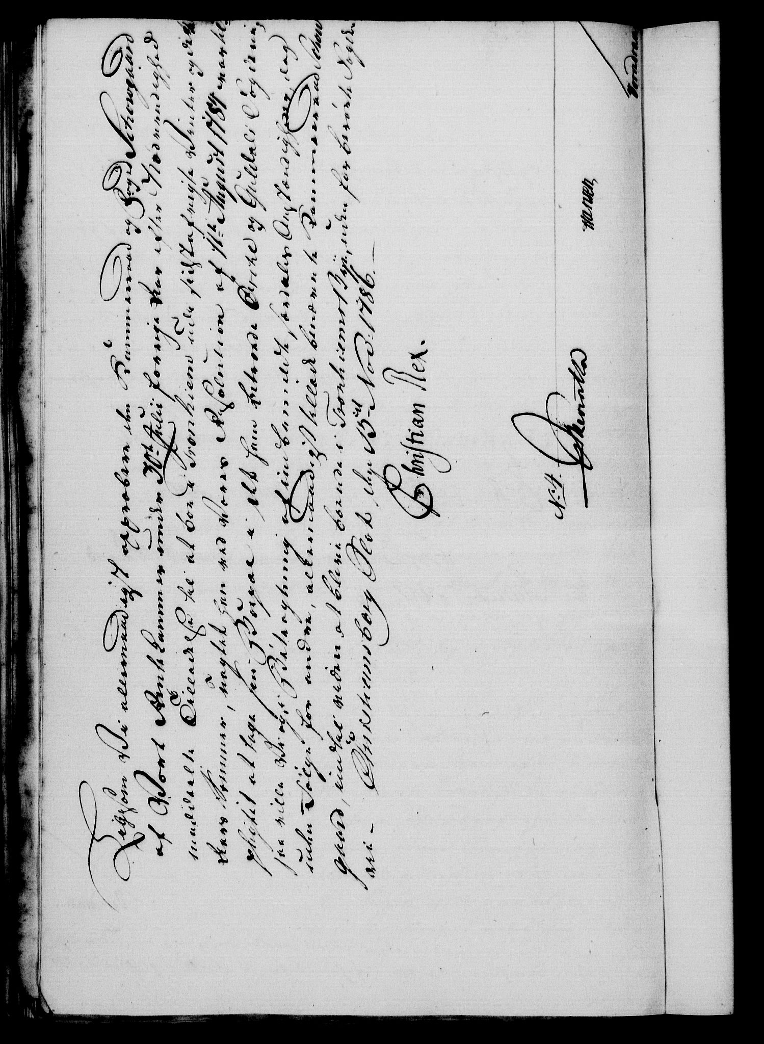 Rentekammeret, Kammerkanselliet, RA/EA-3111/G/Gf/Gfa/L0068: Norsk relasjons- og resolusjonsprotokoll (merket RK 52.68), 1786, p. 978