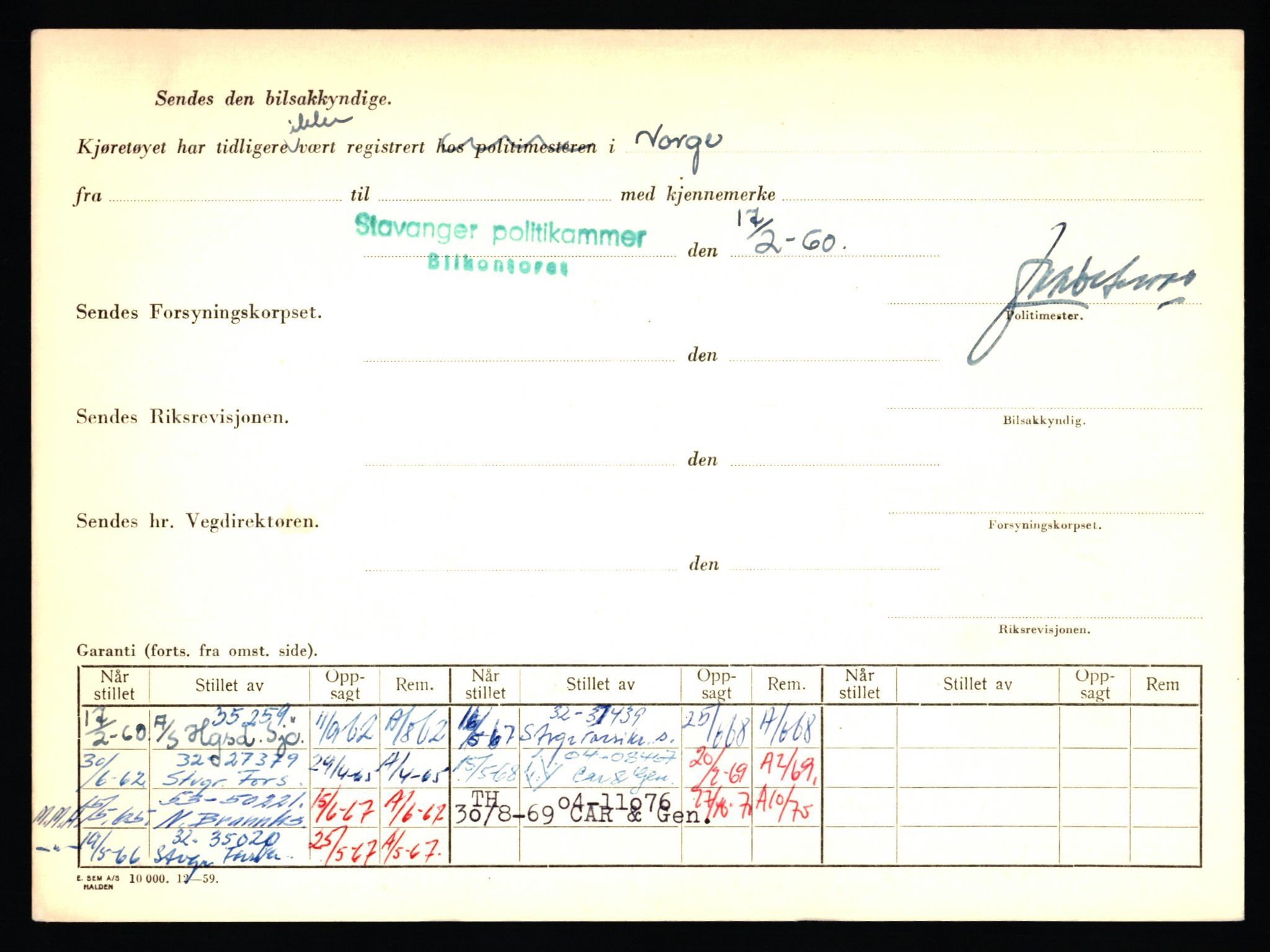 Stavanger trafikkstasjon, AV/SAST-A-101942/0/F/L0006: L-1700 - L-2149, 1930-1971, p. 1254
