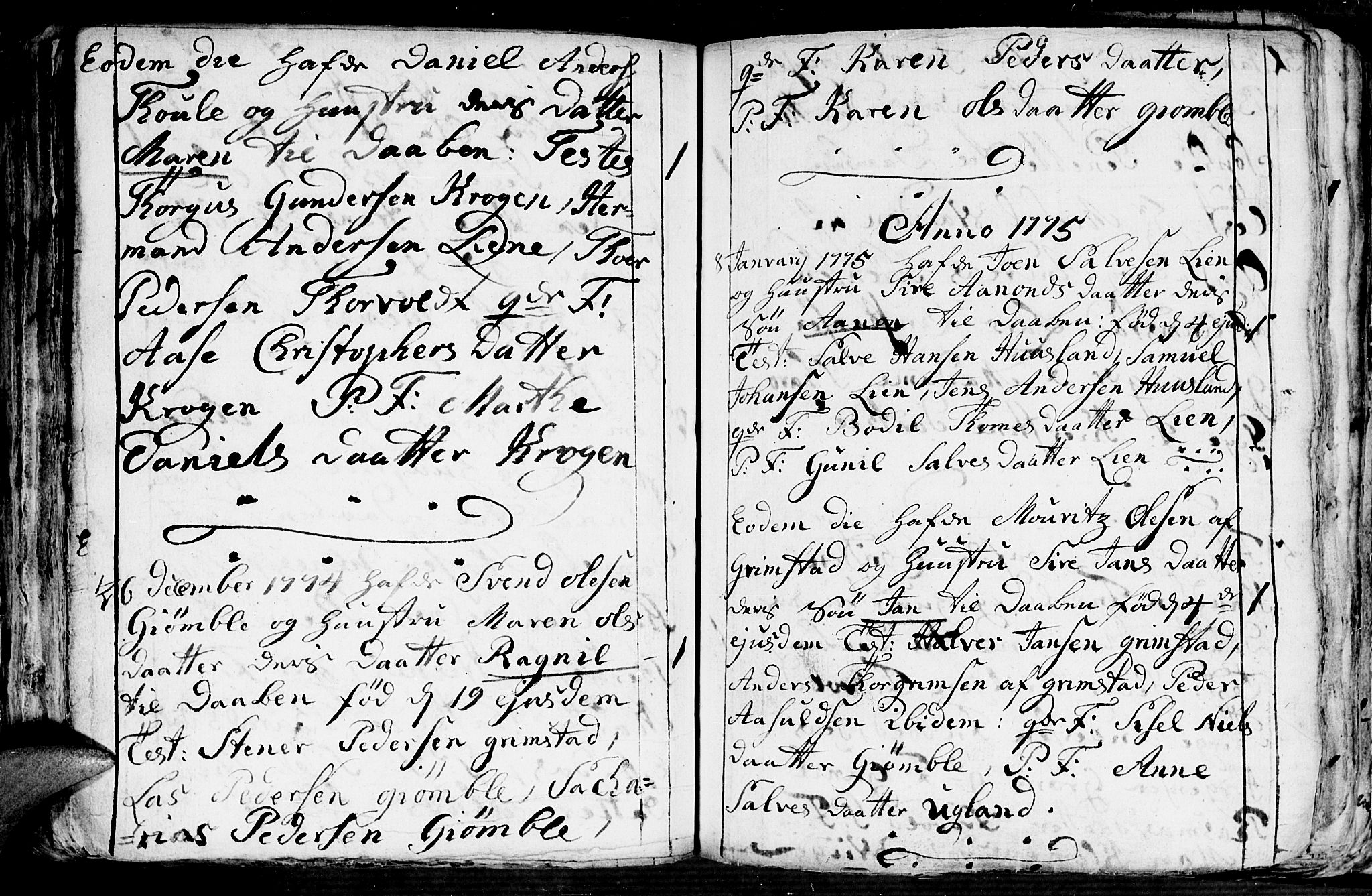 Fjære sokneprestkontor, SAK/1111-0011/F/Fb/L0004: Parish register (copy) no. B 4, 1766-1785, p. 109b-110a
