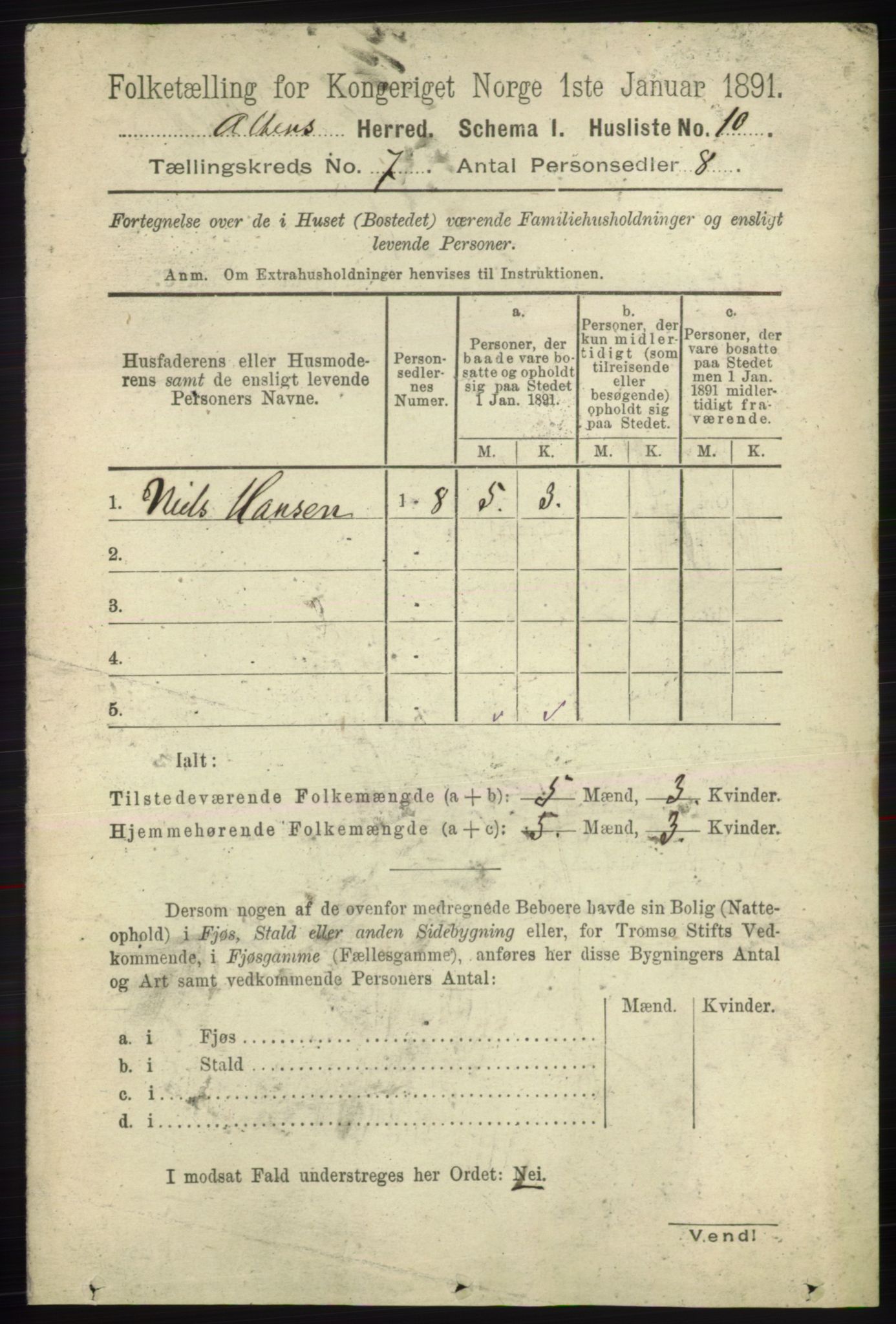 RA, 1891 census for 2012 Alta, 1891, p. 2049