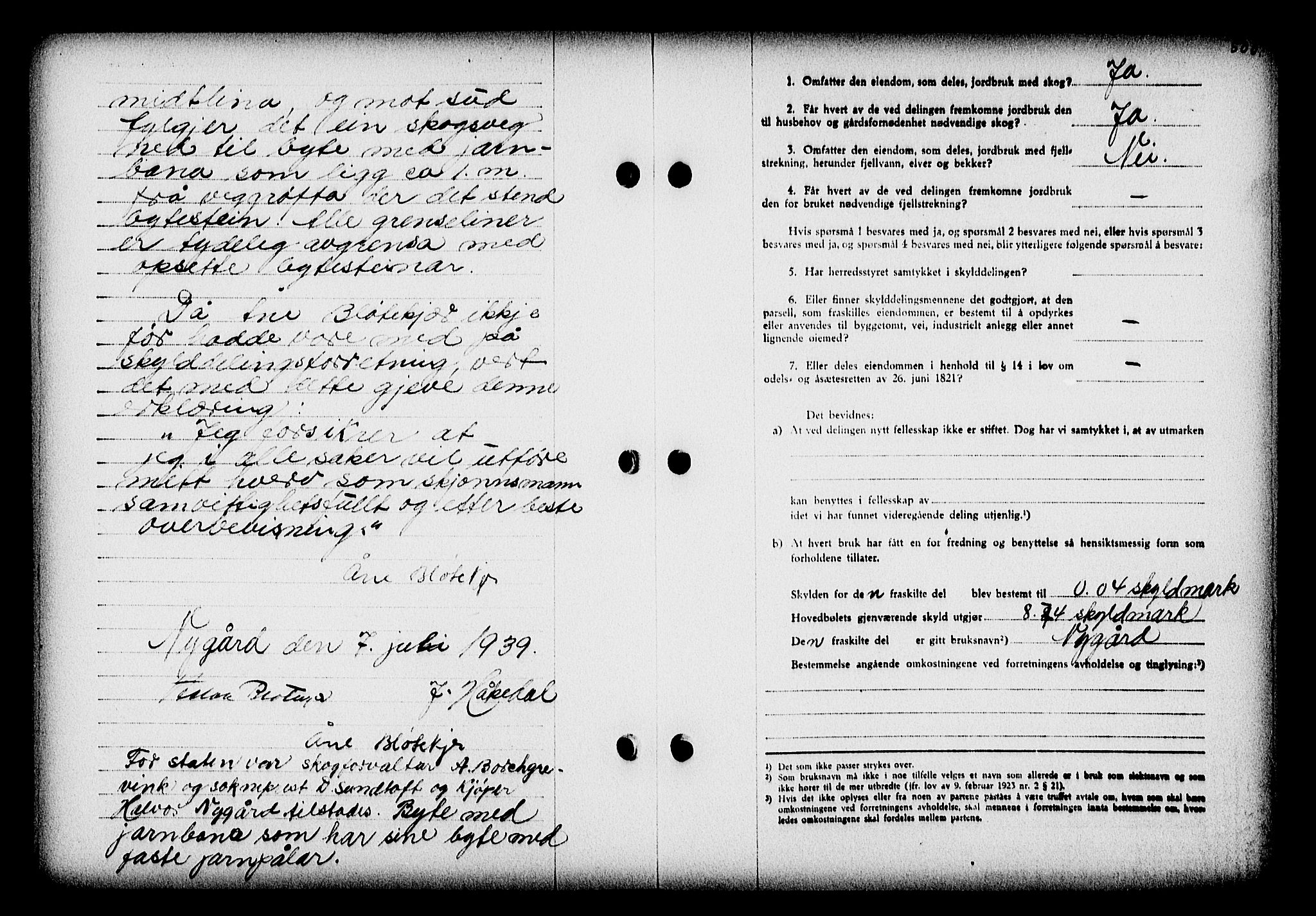 Nedenes sorenskriveri, SAK/1221-0006/G/Gb/Gba/L0046: Mortgage book no. 42, 1938-1939, Diary no: : 753/1939