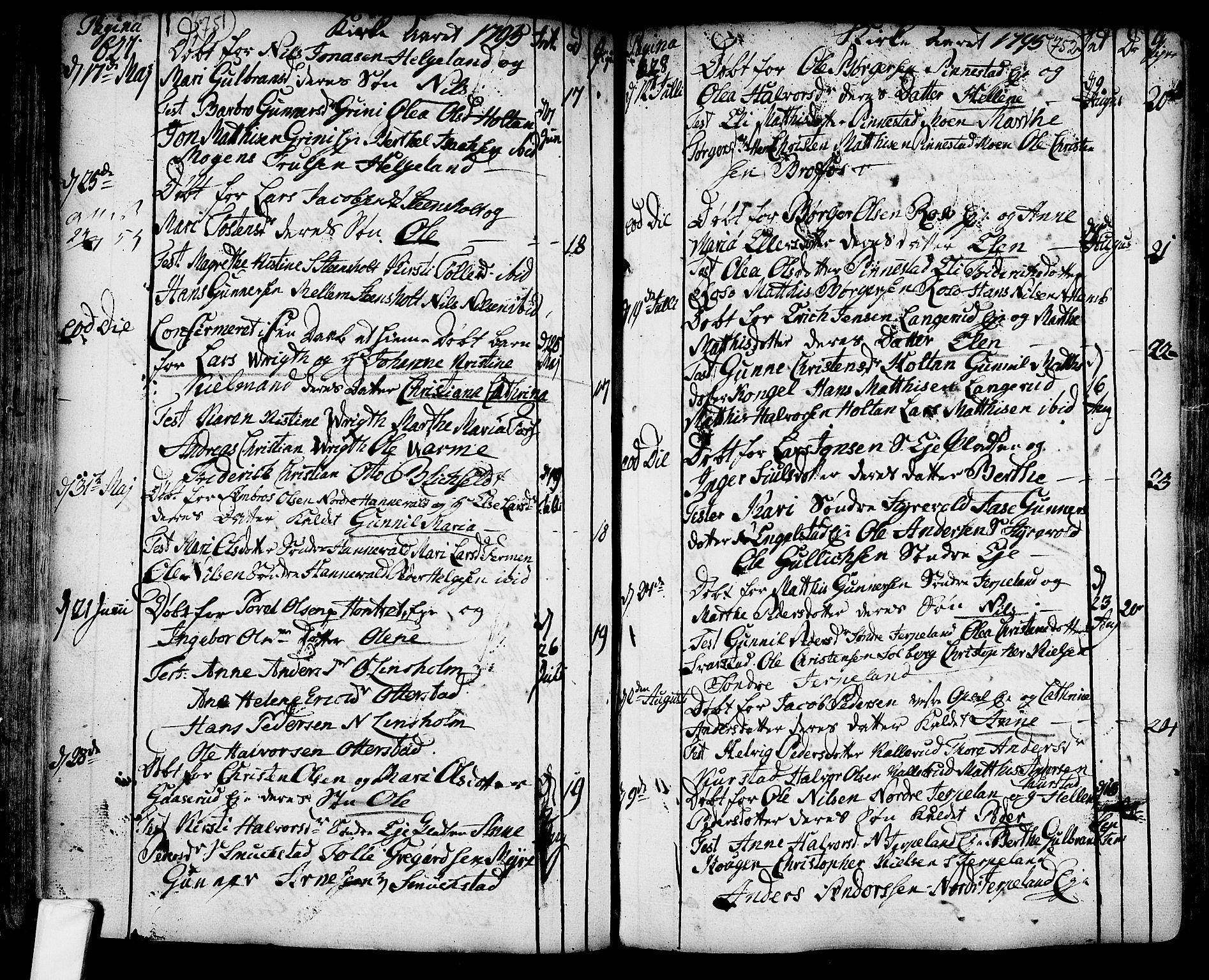 Lardal kirkebøker, AV/SAKO-A-350/F/Fa/L0003: Parish register (official) no. I 3, 1733-1815, p. 751-752