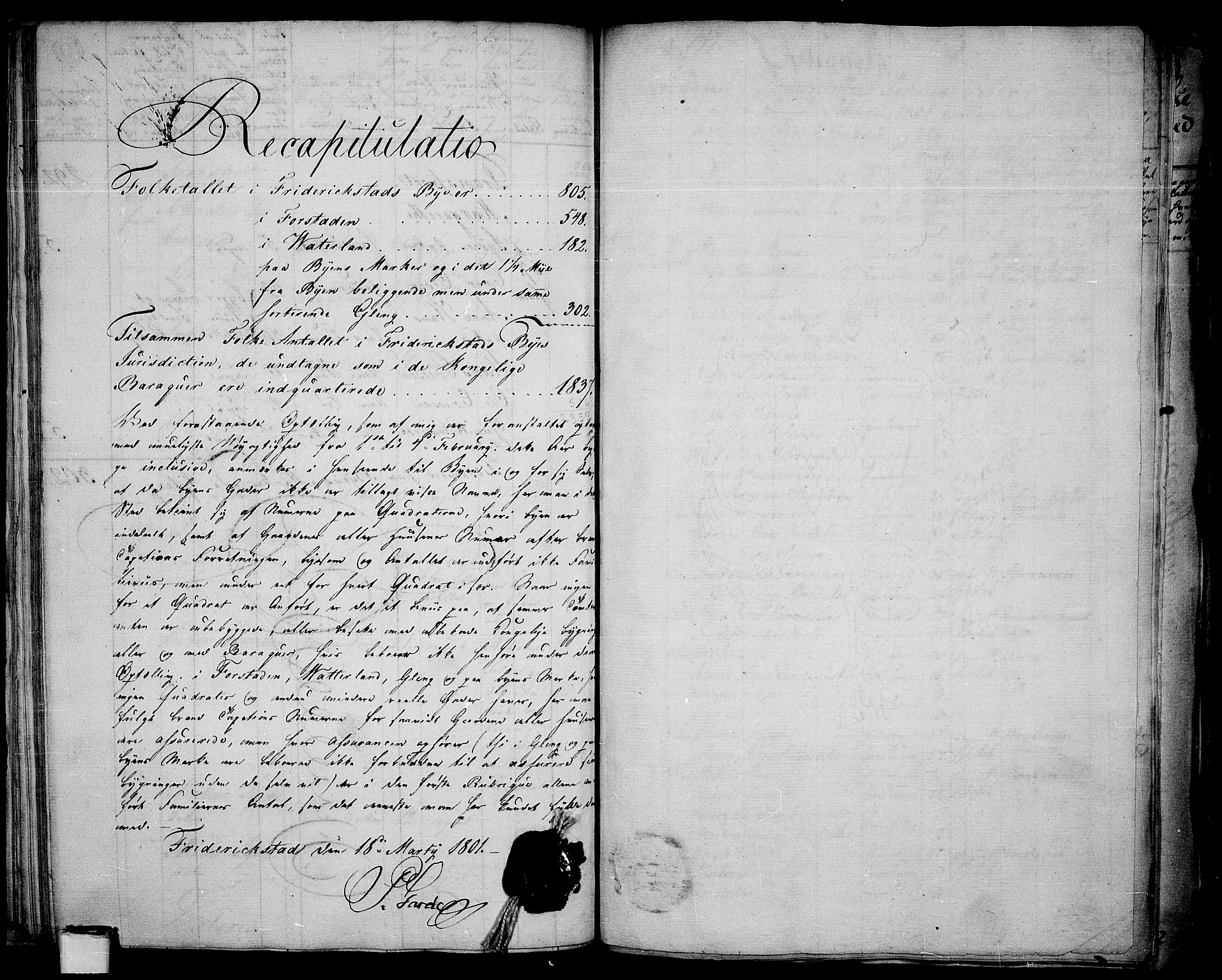RA, 1801 census for 0103P Fredrikstad, 1801, p. 131b