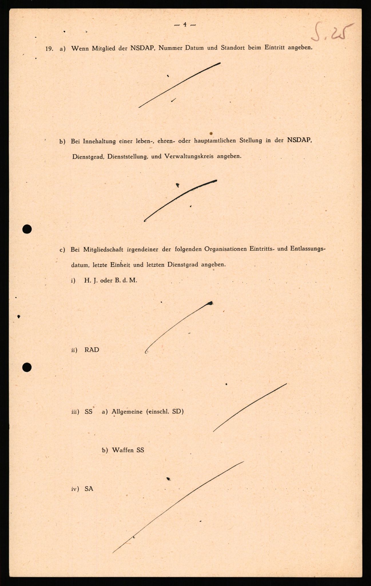 Forsvaret, Forsvarets overkommando II, RA/RAFA-3915/D/Db/L0031: CI Questionaires. Tyske okkupasjonsstyrker i Norge. Tyskere., 1945-1946, p. 257