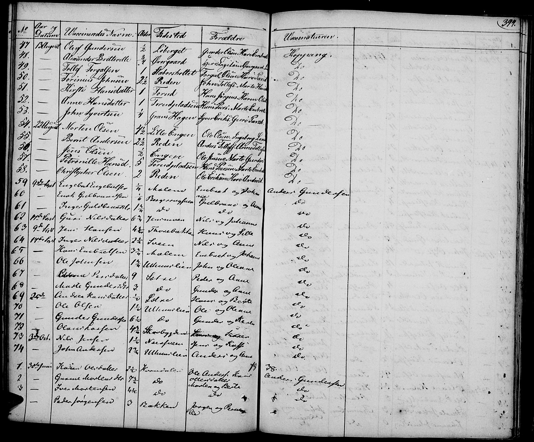 Elverum prestekontor, SAH/PREST-044/H/Ha/Haa/L0008: Parish register (official) no. 8, 1830-1842, p. 394