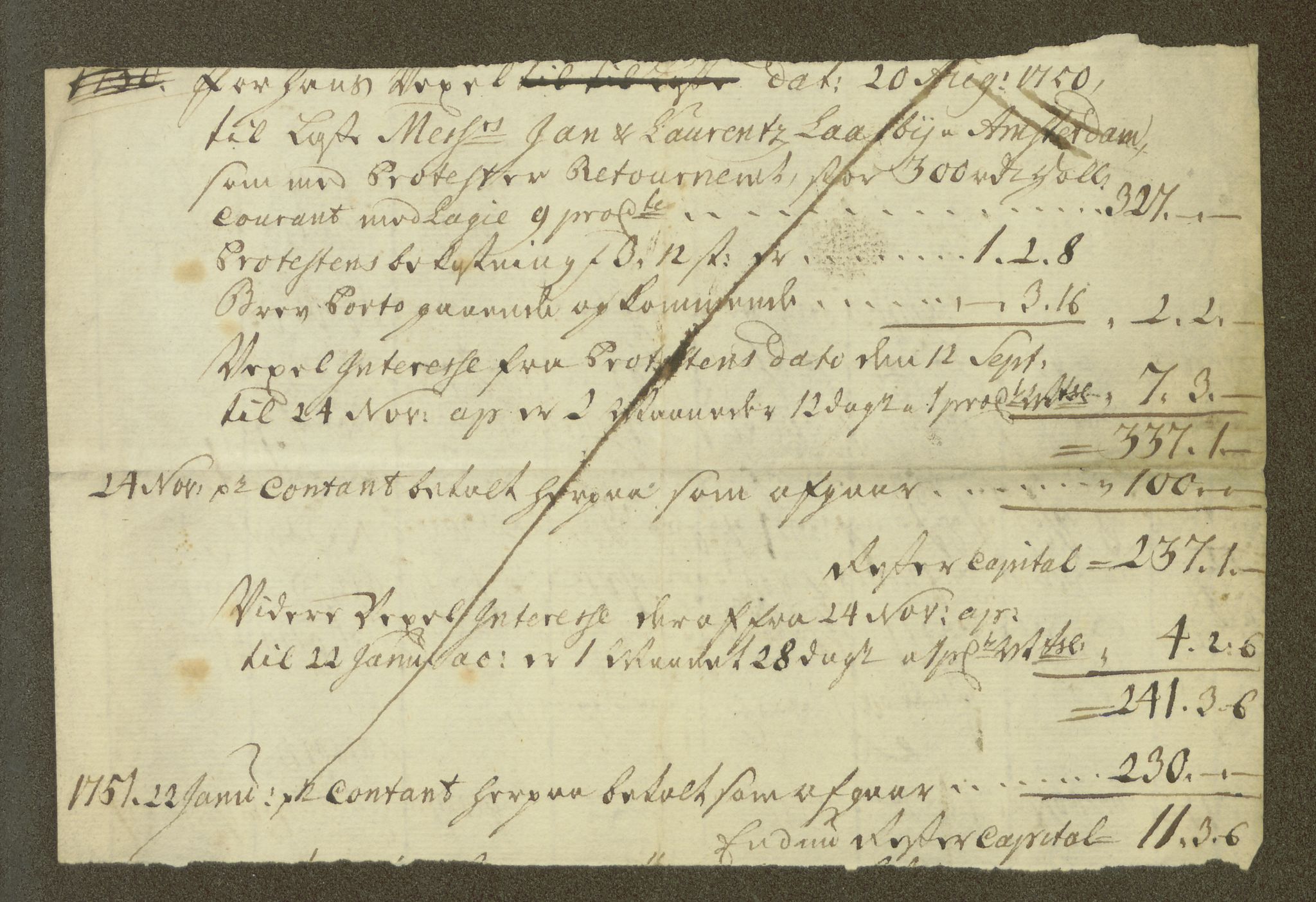 Horneman, AV/SAT-PA-0236/G/L0130: Familiebrev og dokumenter: Bonsach, 1727-1763, p. 398