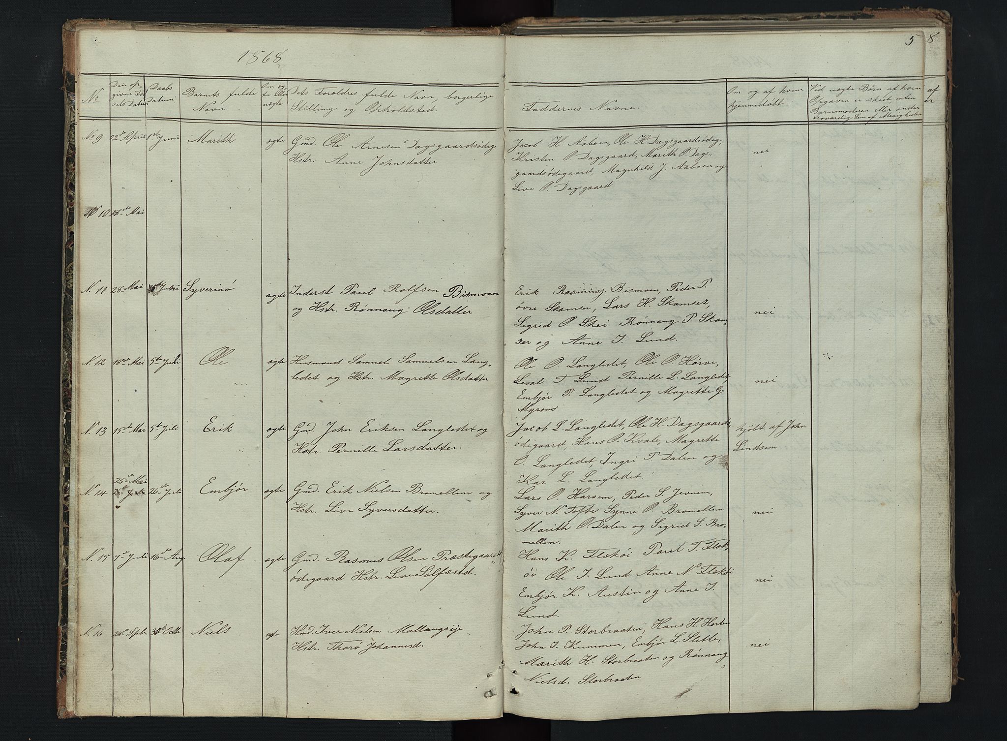 Skjåk prestekontor, SAH/PREST-072/H/Ha/Hab/L0002: Parish register (copy) no. 2, 1867-1894, p. 5